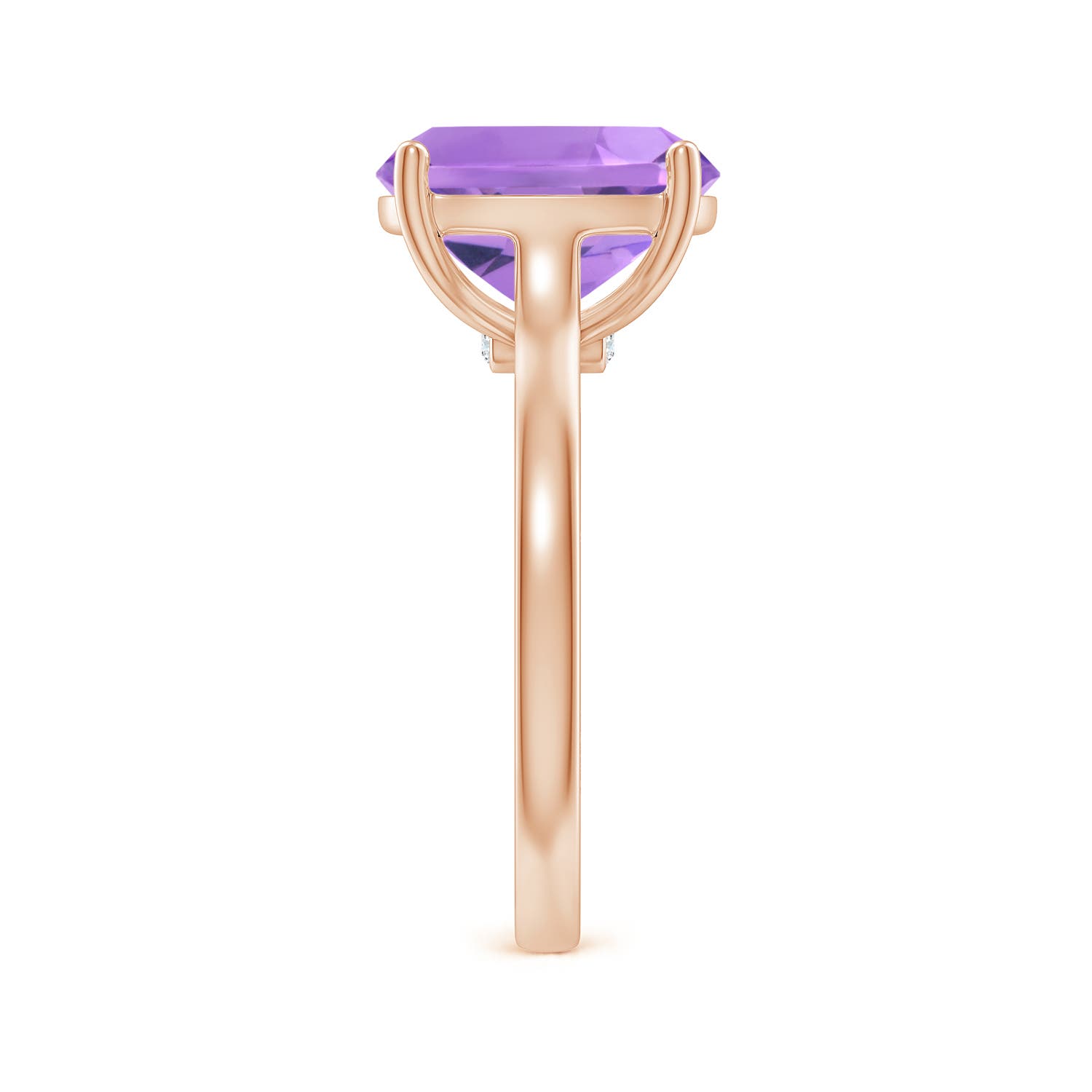 A - Amethyst / 3.53 CT / 14 KT Rose Gold