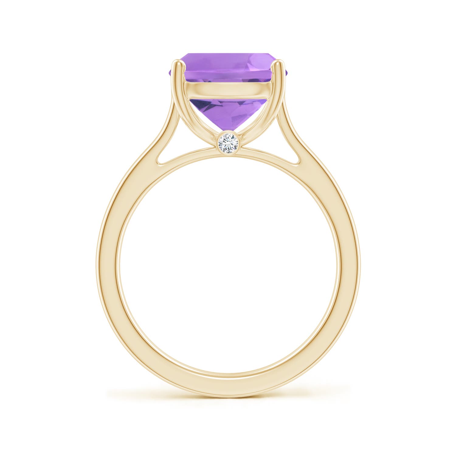 A - Amethyst / 3.53 CT / 14 KT Yellow Gold