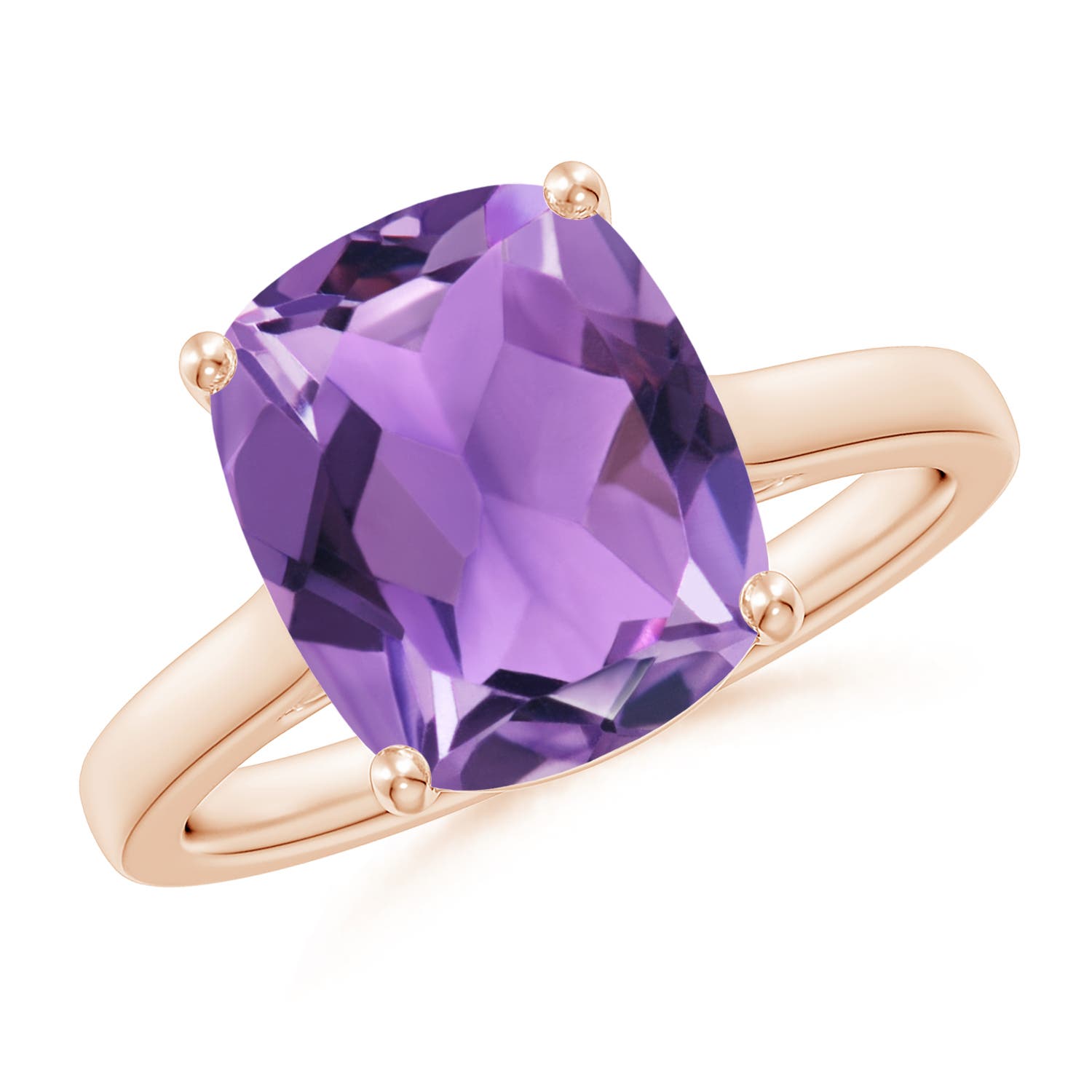 AA - Amethyst / 3.53 CT / 14 KT Rose Gold