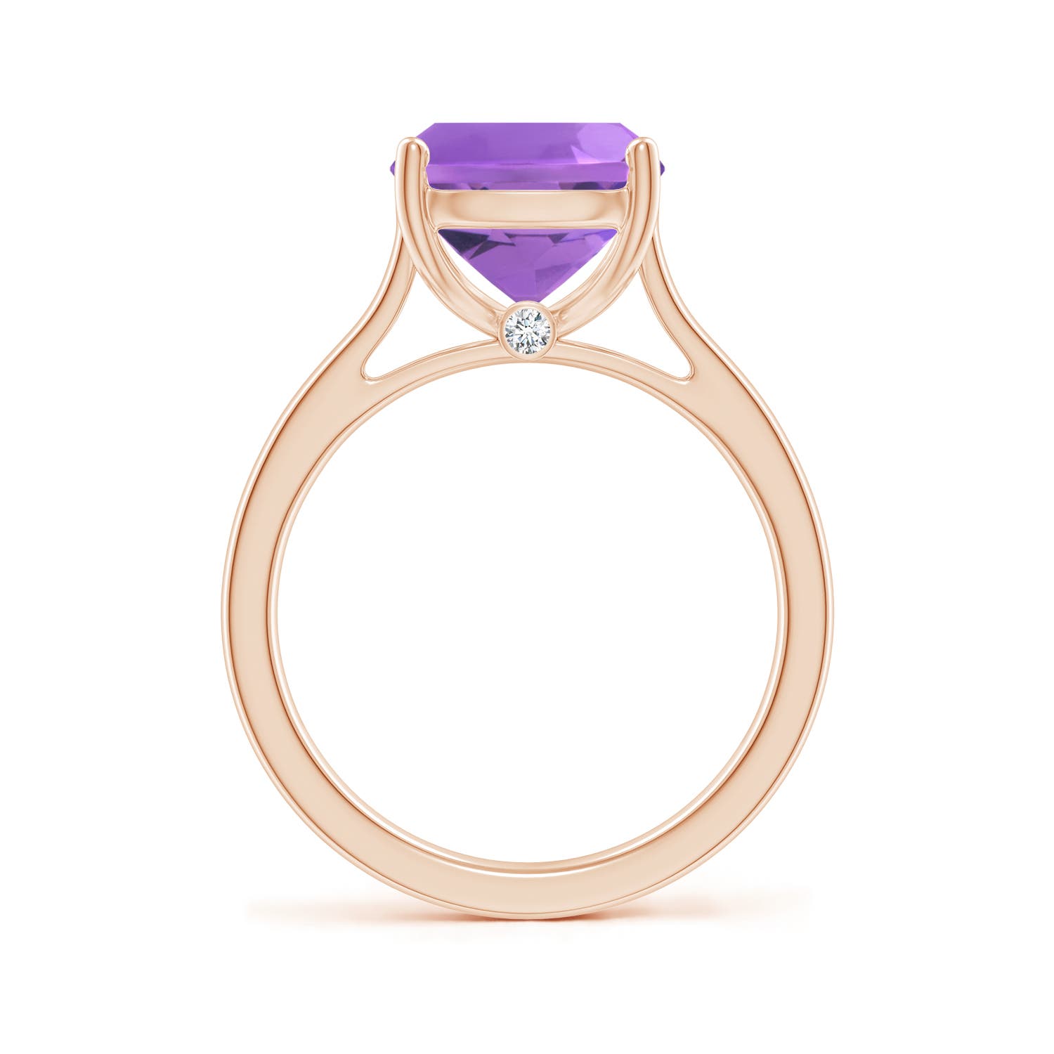 AA - Amethyst / 3.53 CT / 14 KT Rose Gold