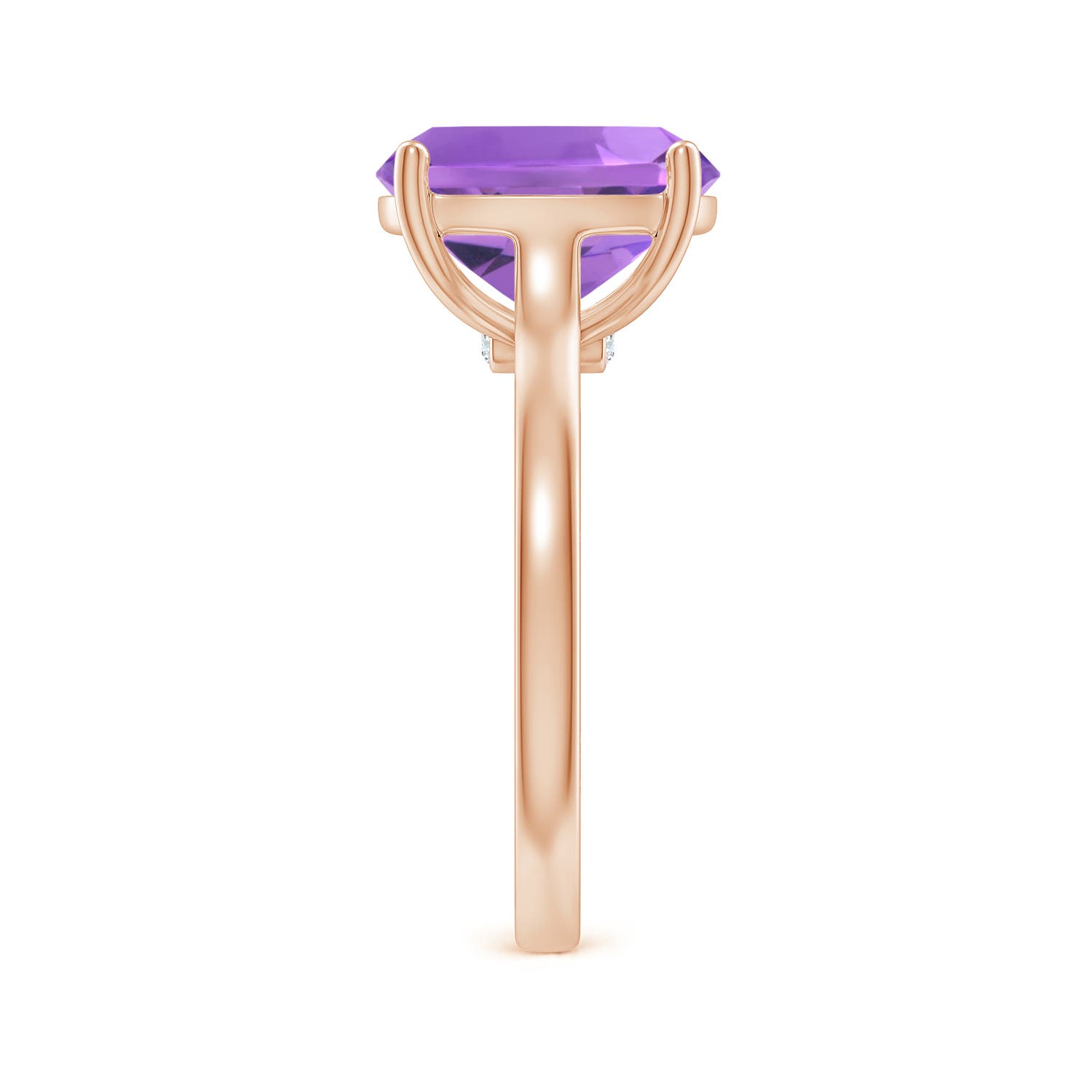AA - Amethyst / 3.53 CT / 14 KT Rose Gold