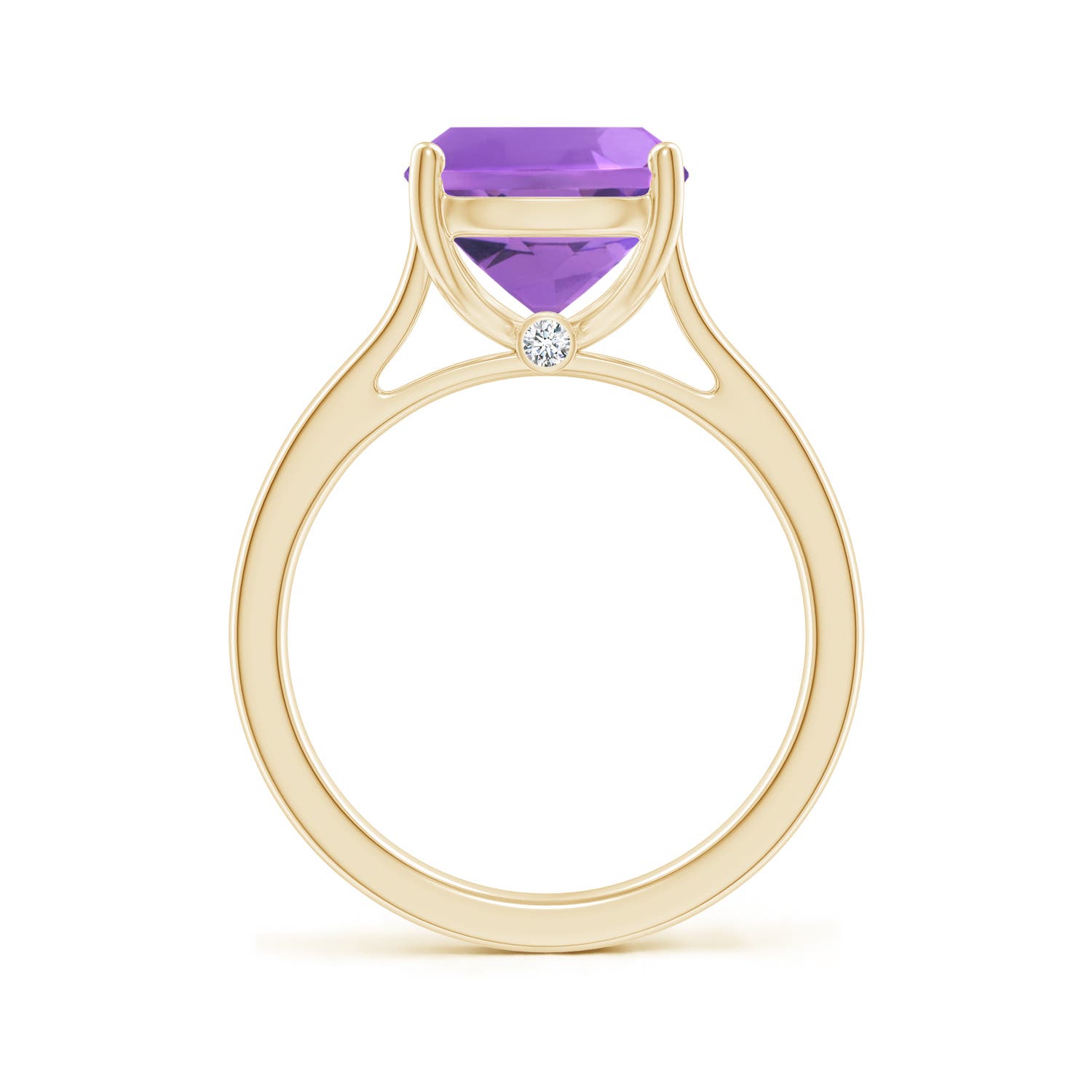 AA - Amethyst / 3.53 CT / 14 KT Yellow Gold