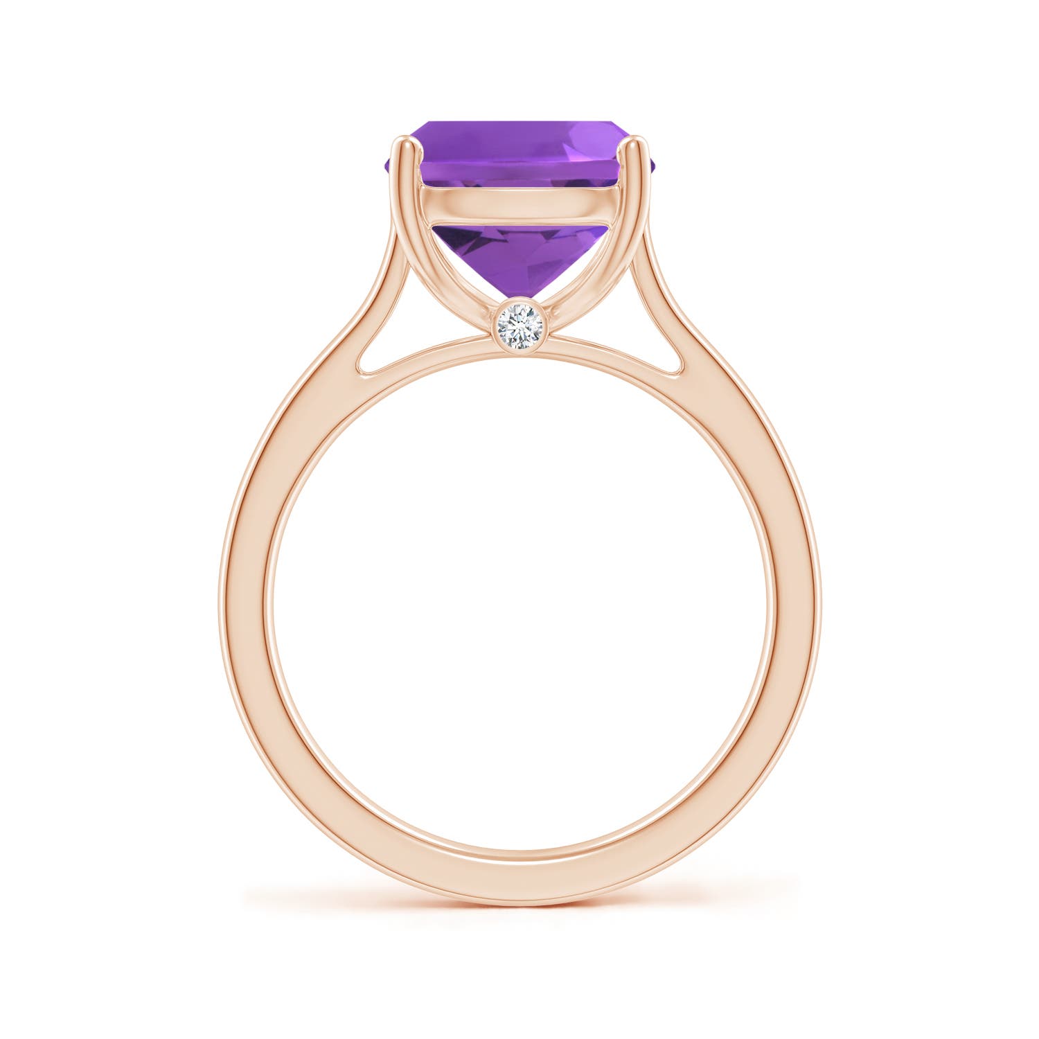 AAA - Amethyst / 3.53 CT / 14 KT Rose Gold