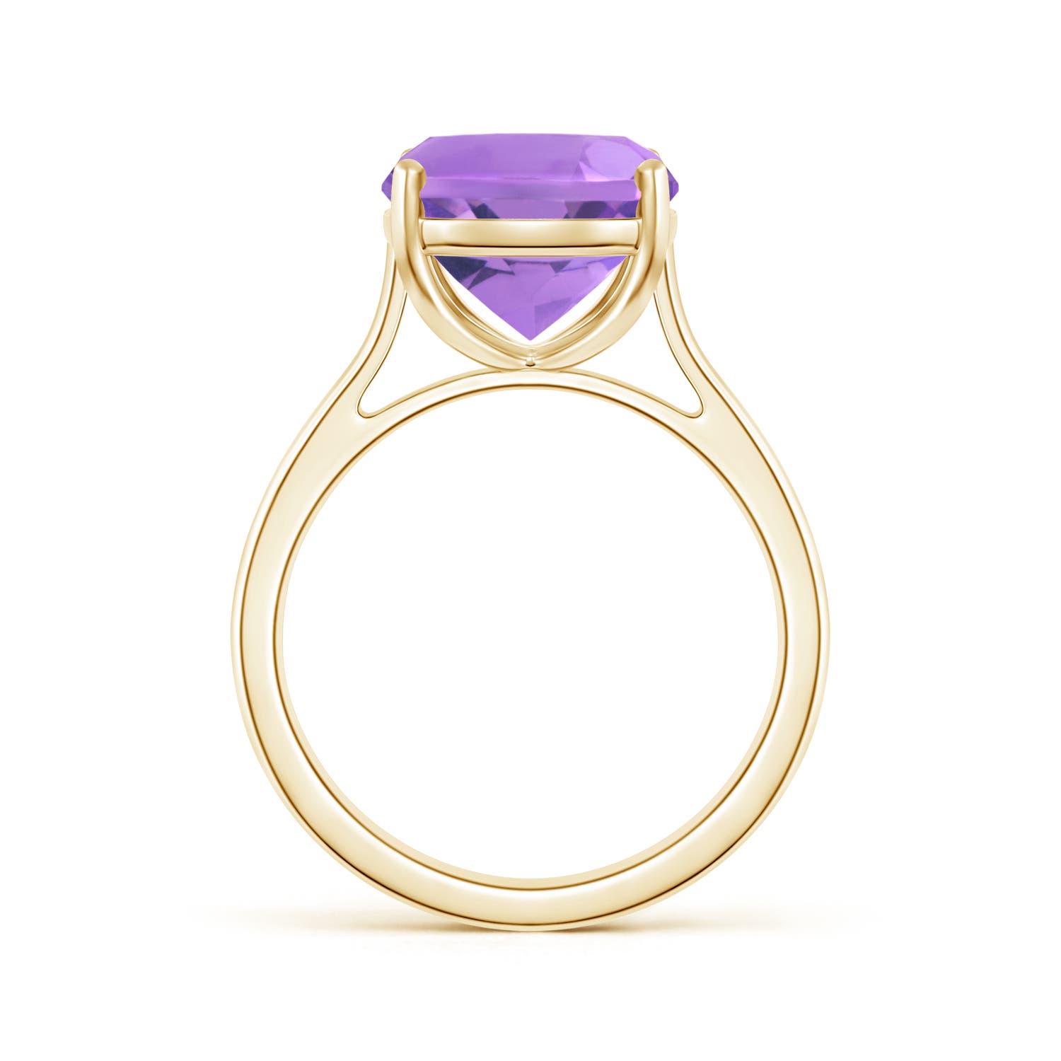 A - Amethyst / 4.64 CT / 14 KT Yellow Gold