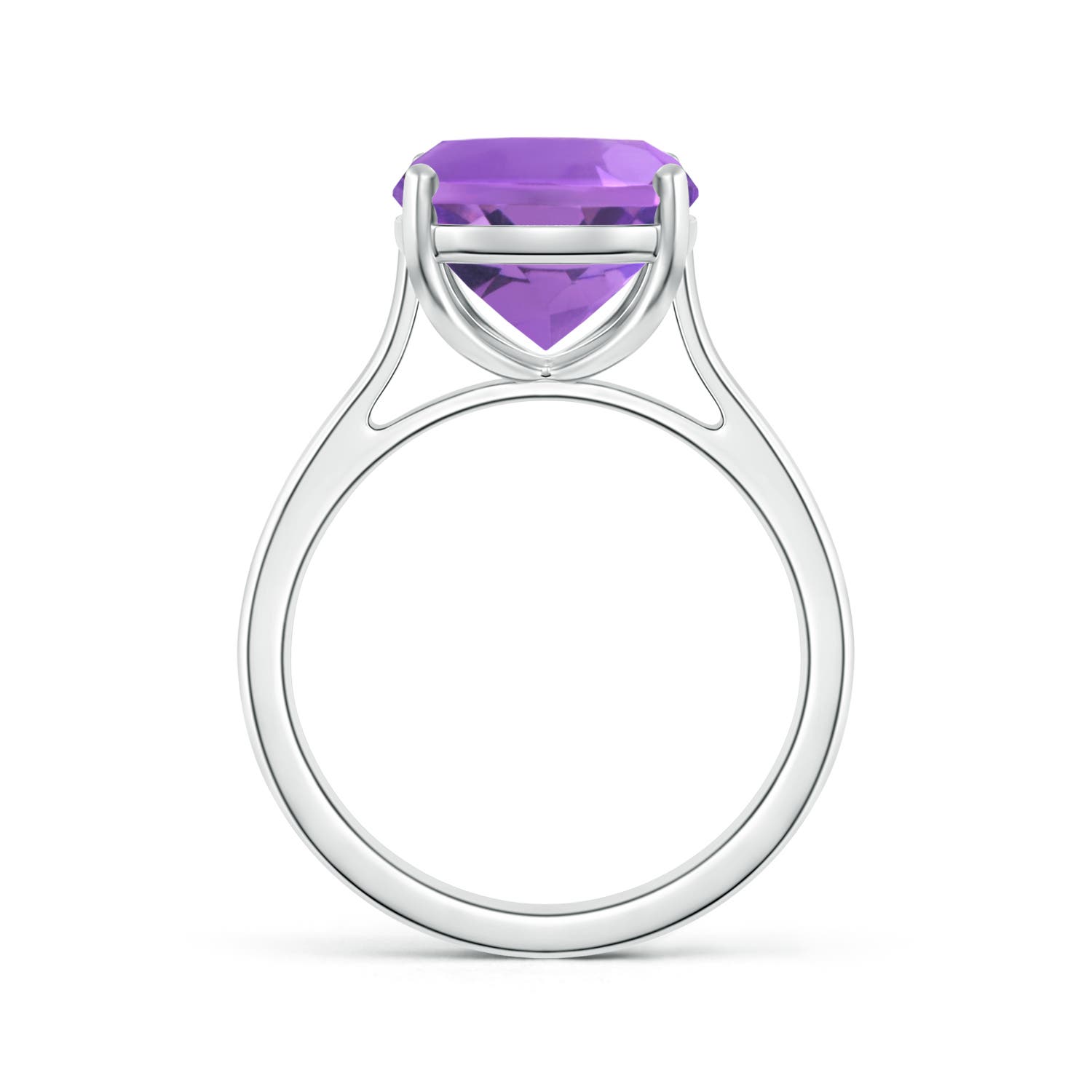 AA - Amethyst / 4.64 CT / 14 KT White Gold