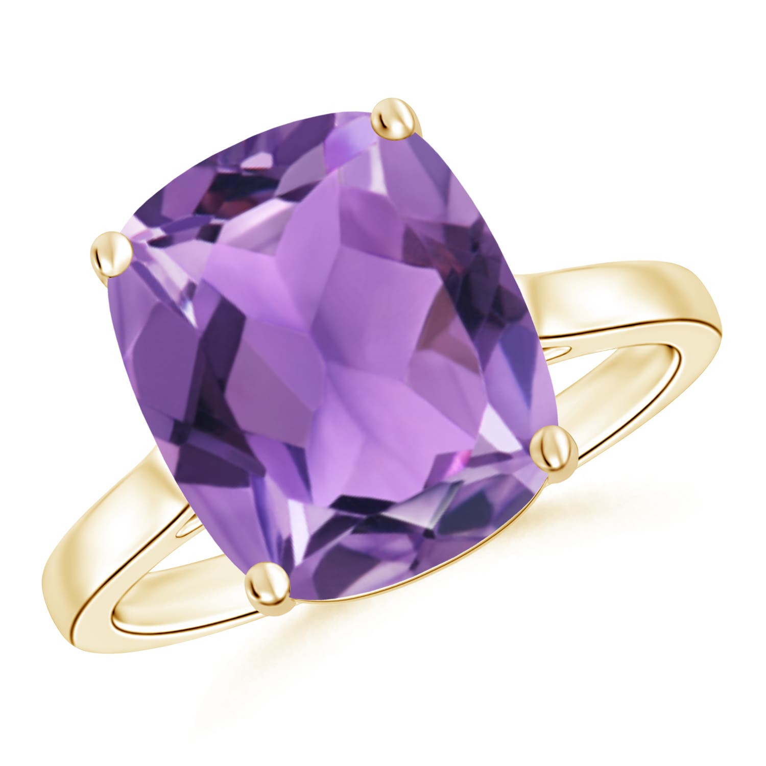 AA - Amethyst / 4.64 CT / 14 KT Yellow Gold