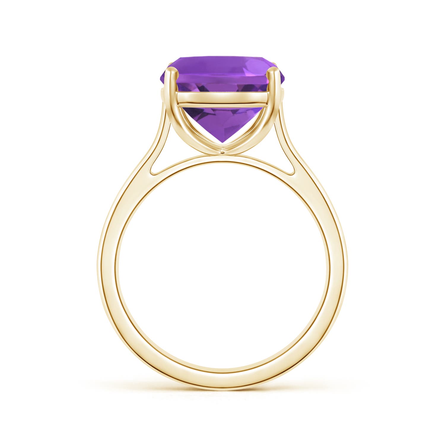 AAA - Amethyst / 4.64 CT / 14 KT Yellow Gold