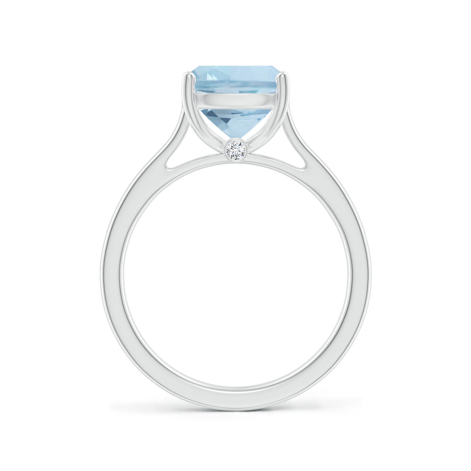 AA - Aquamarine / 2.47 CT / 14 KT White Gold