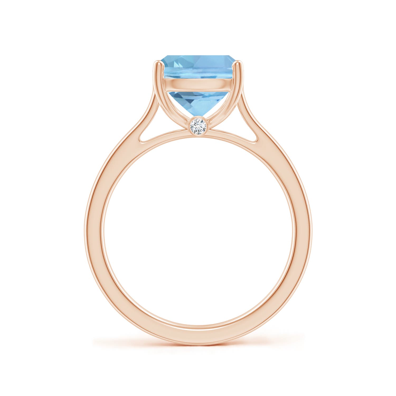 AAAA - Aquamarine / 2.47 CT / 14 KT Rose Gold