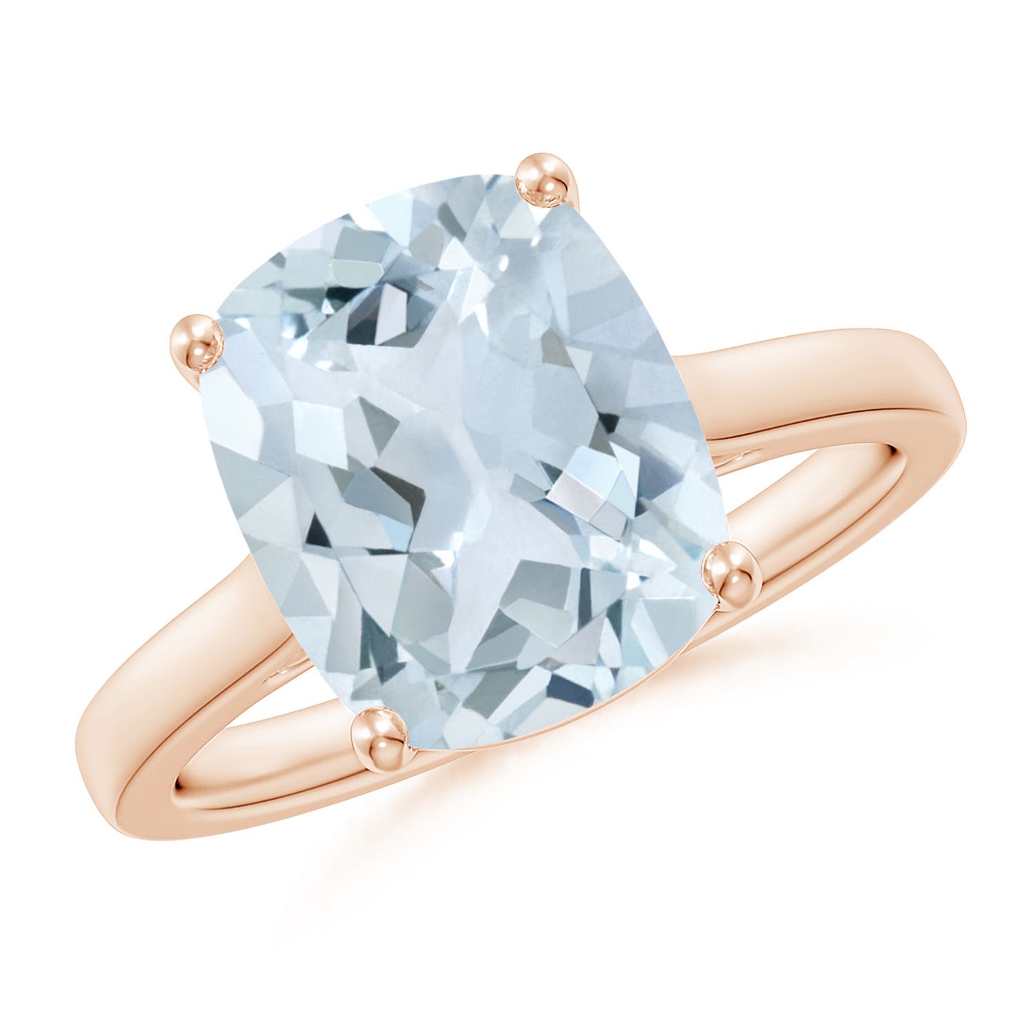 A - Aquamarine / 3.48 CT / 14 KT Rose Gold