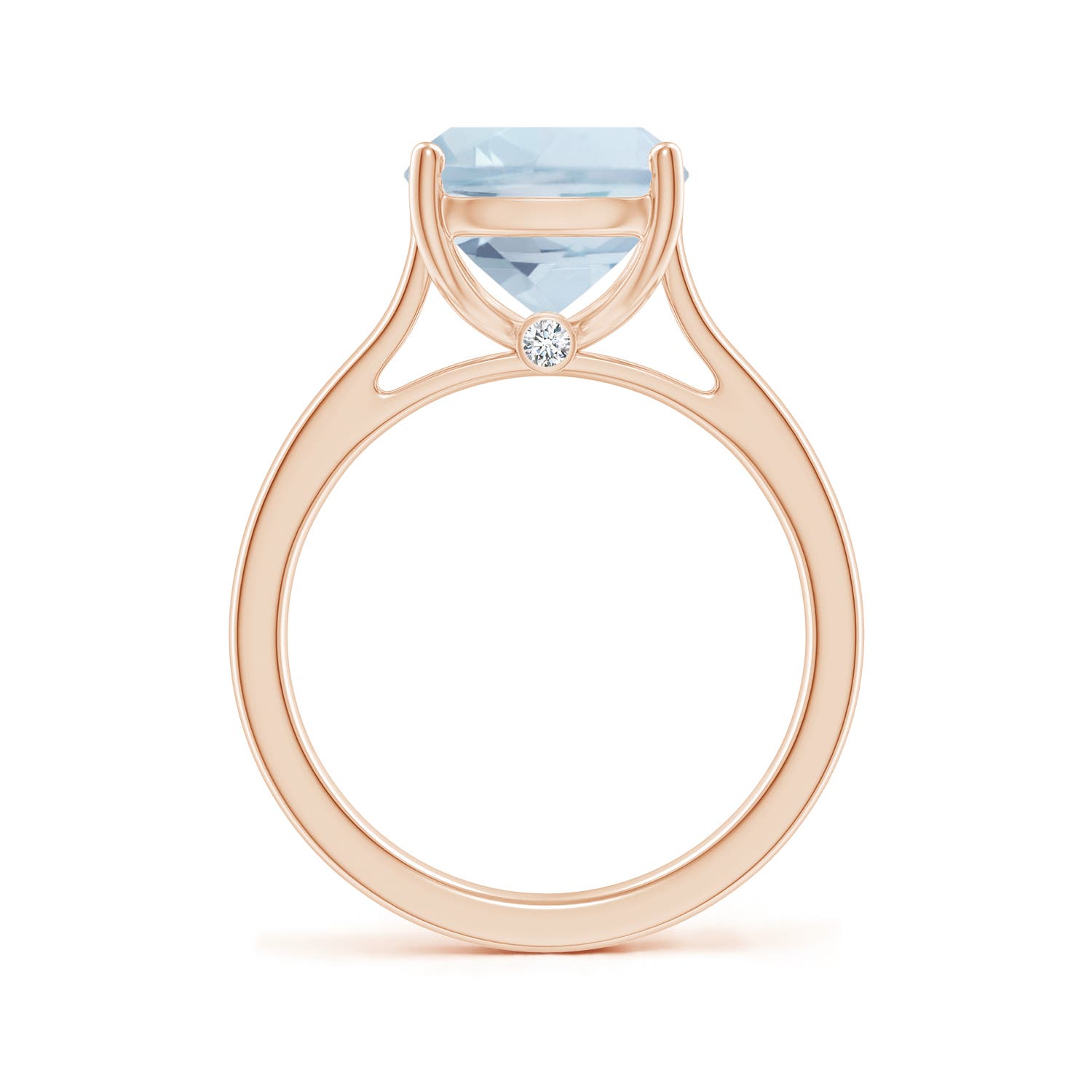 A - Aquamarine / 3.48 CT / 14 KT Rose Gold