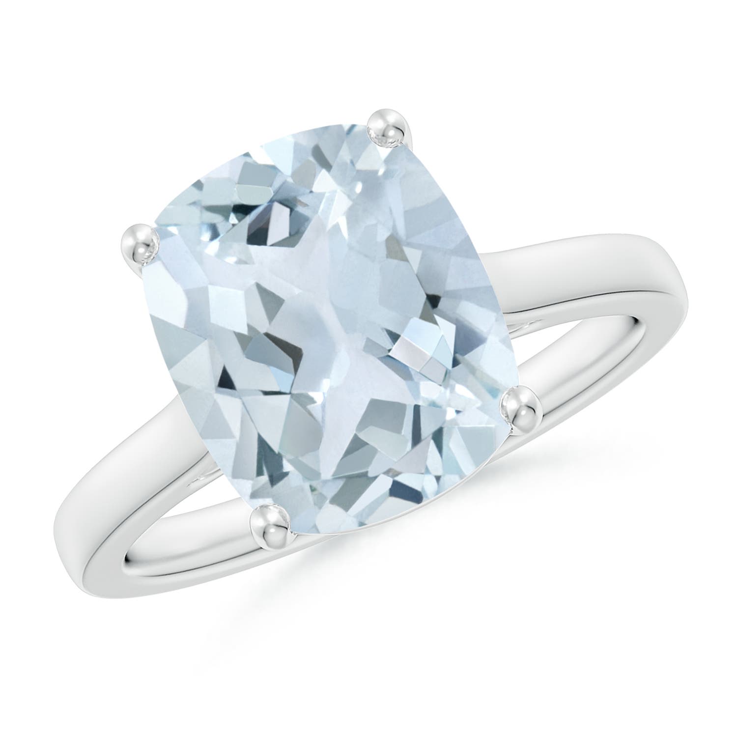 A - Aquamarine / 3.48 CT / 14 KT White Gold