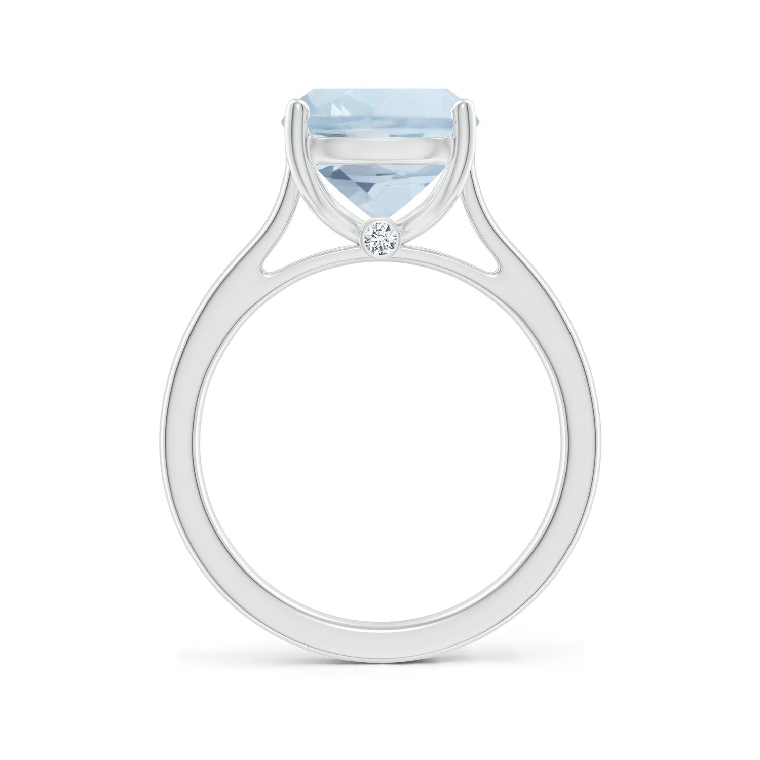 A - Aquamarine / 3.48 CT / 14 KT White Gold