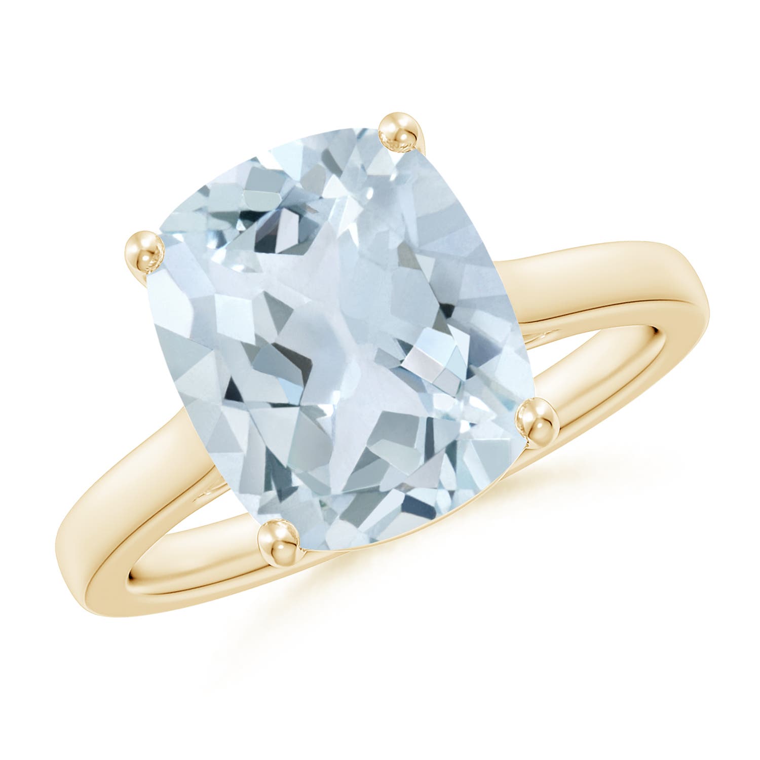 A - Aquamarine / 3.48 CT / 14 KT Yellow Gold