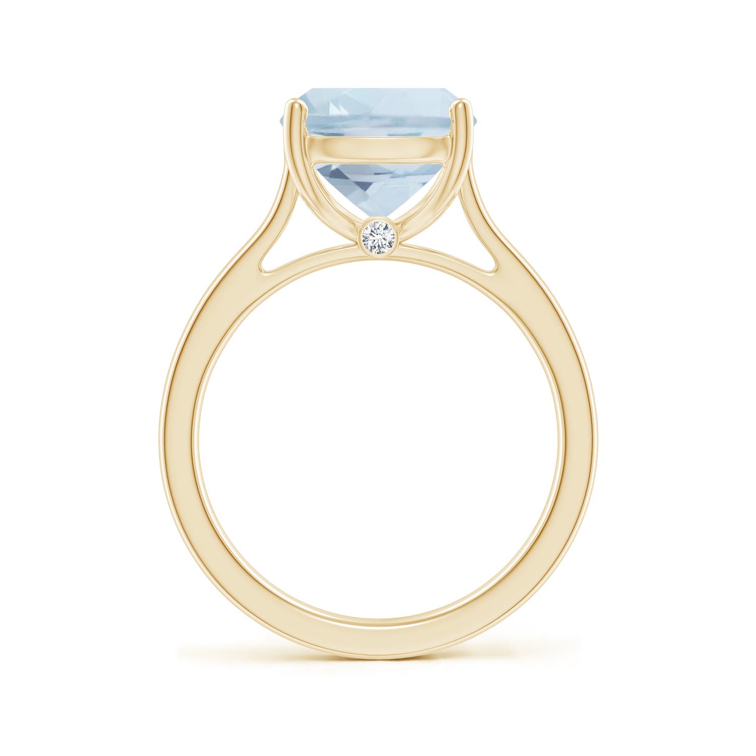 A - Aquamarine / 3.48 CT / 14 KT Yellow Gold