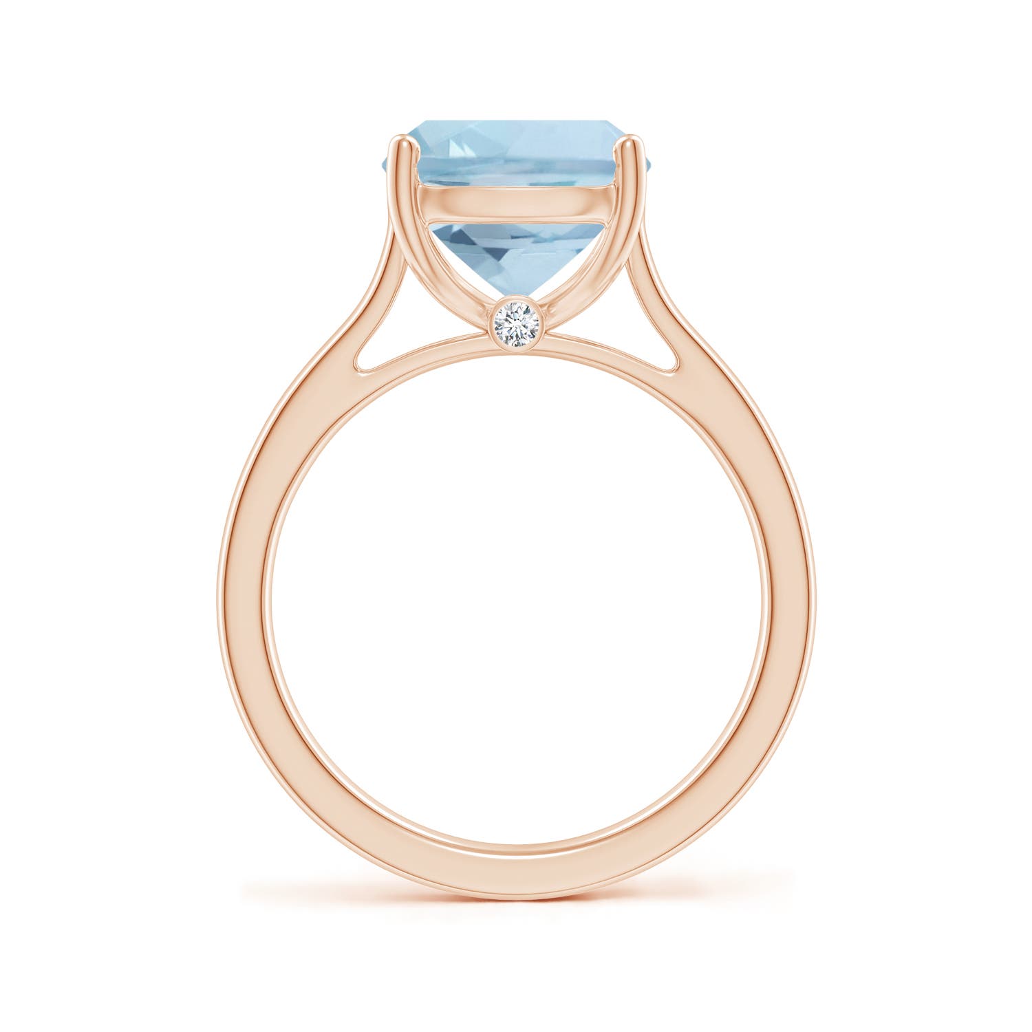 AA - Aquamarine / 3.48 CT / 14 KT Rose Gold