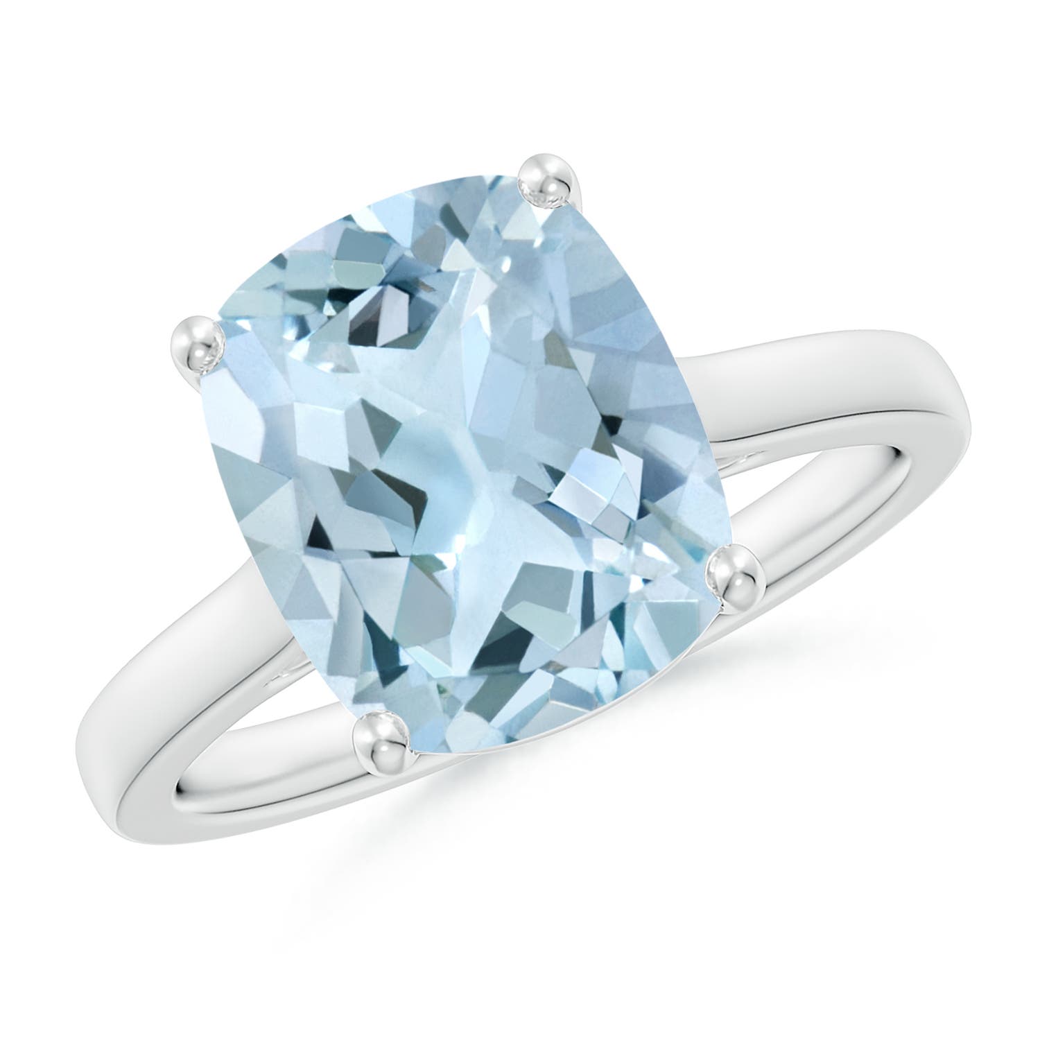 AA - Aquamarine / 3.48 CT / 14 KT White Gold