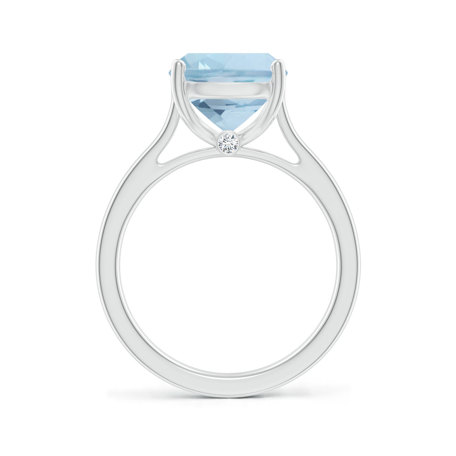 AA - Aquamarine / 3.48 CT / 14 KT White Gold