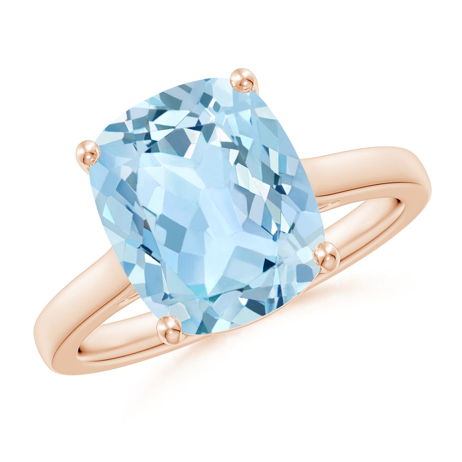 AAA - Aquamarine / 3.48 CT / 14 KT Rose Gold