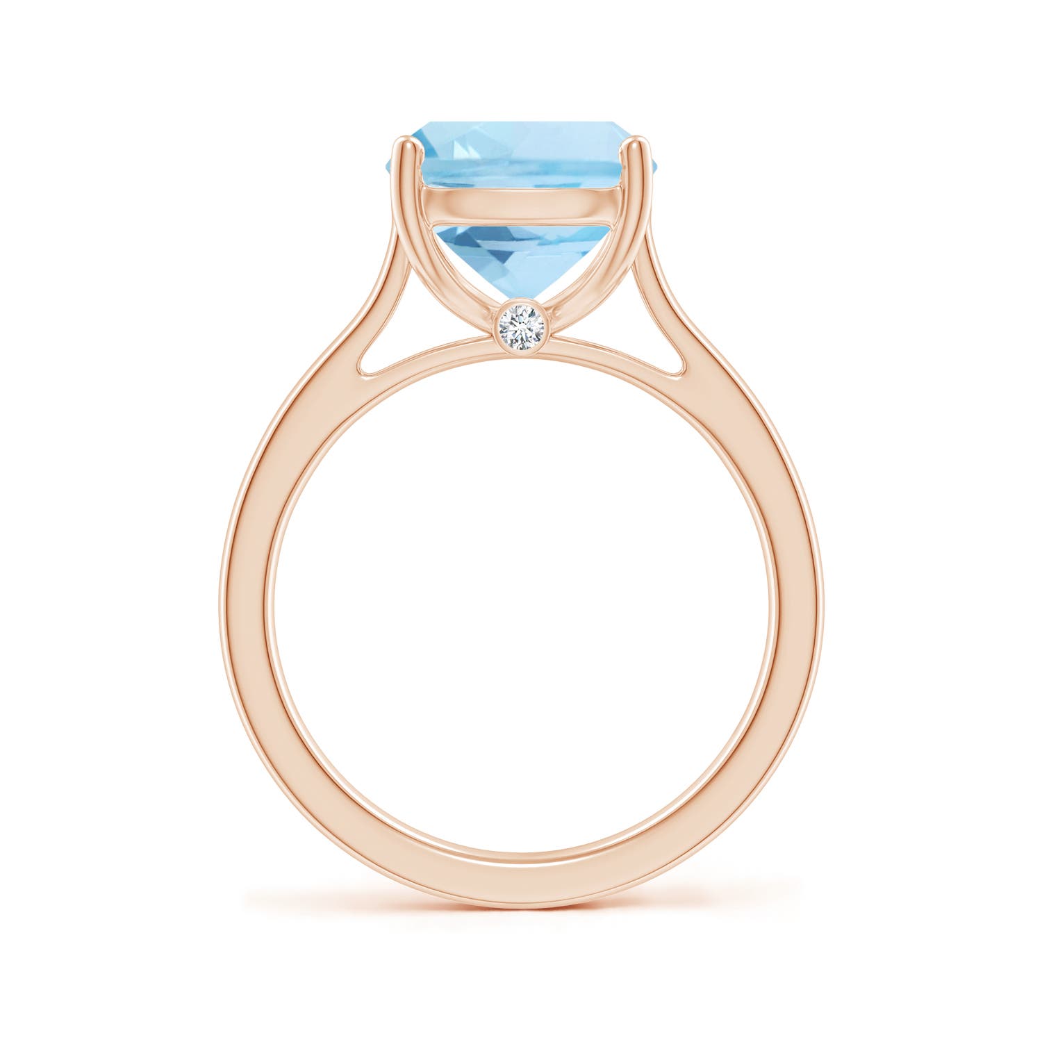 AAA - Aquamarine / 3.48 CT / 14 KT Rose Gold