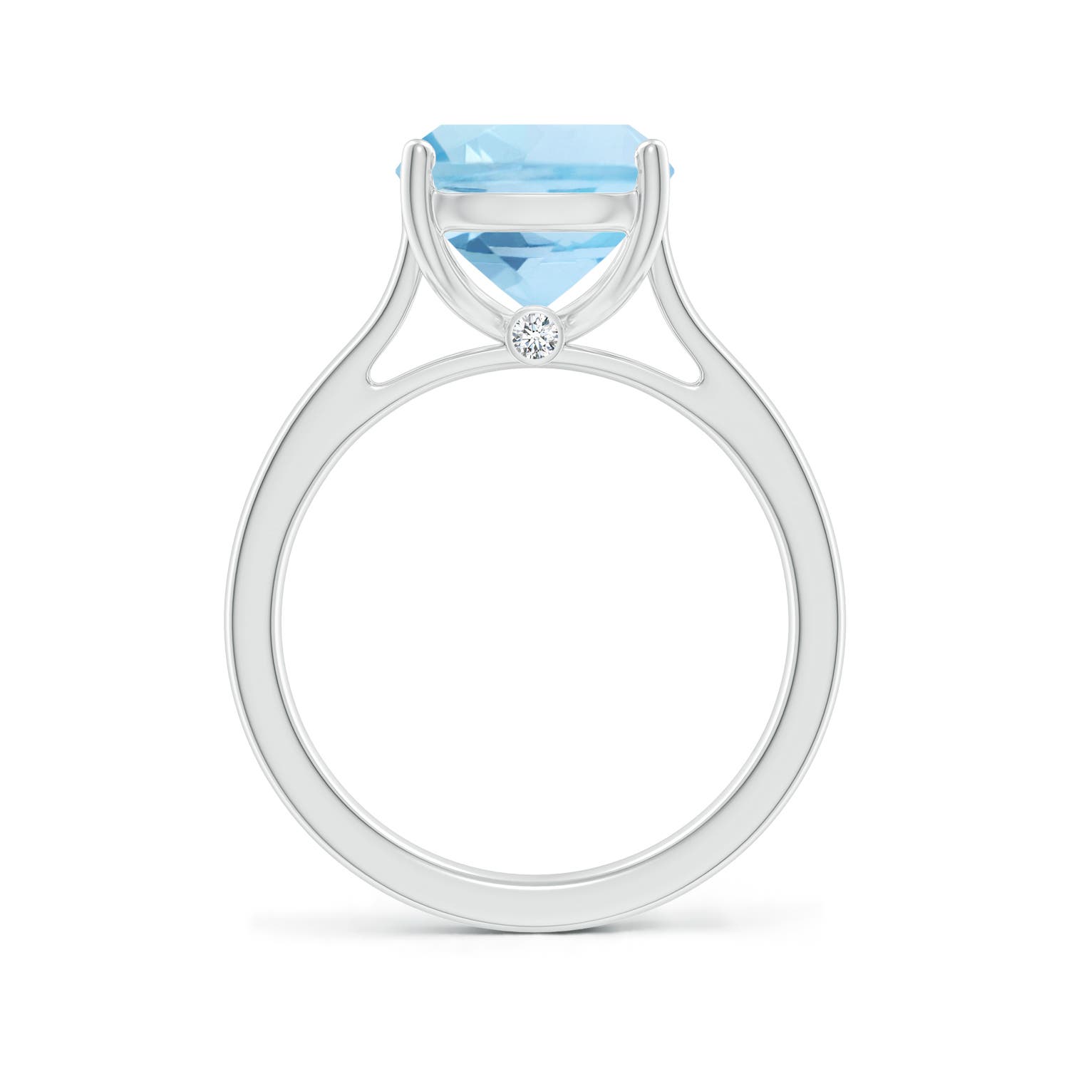 AAA - Aquamarine / 3.48 CT / 14 KT White Gold