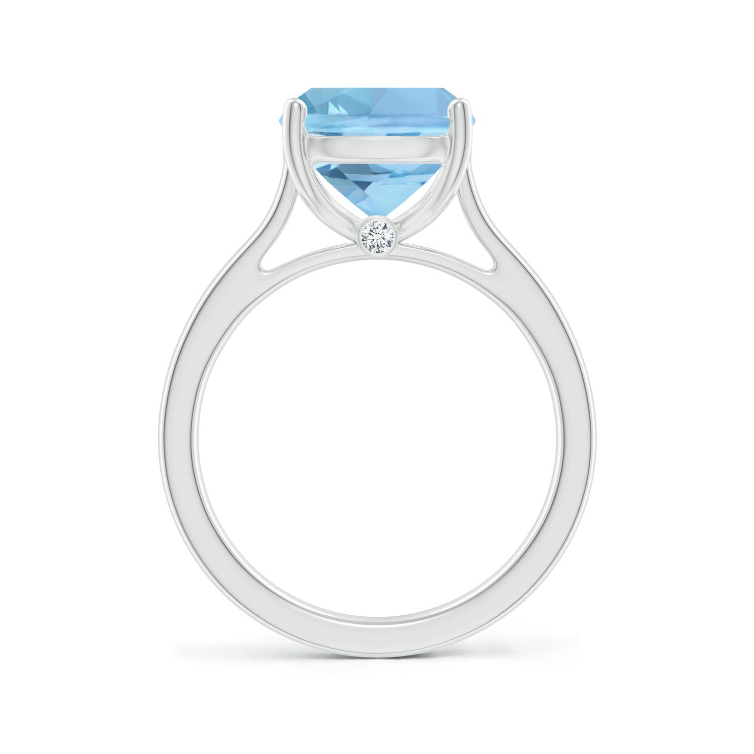 AAAA - Aquamarine / 3.48 CT / 14 KT White Gold