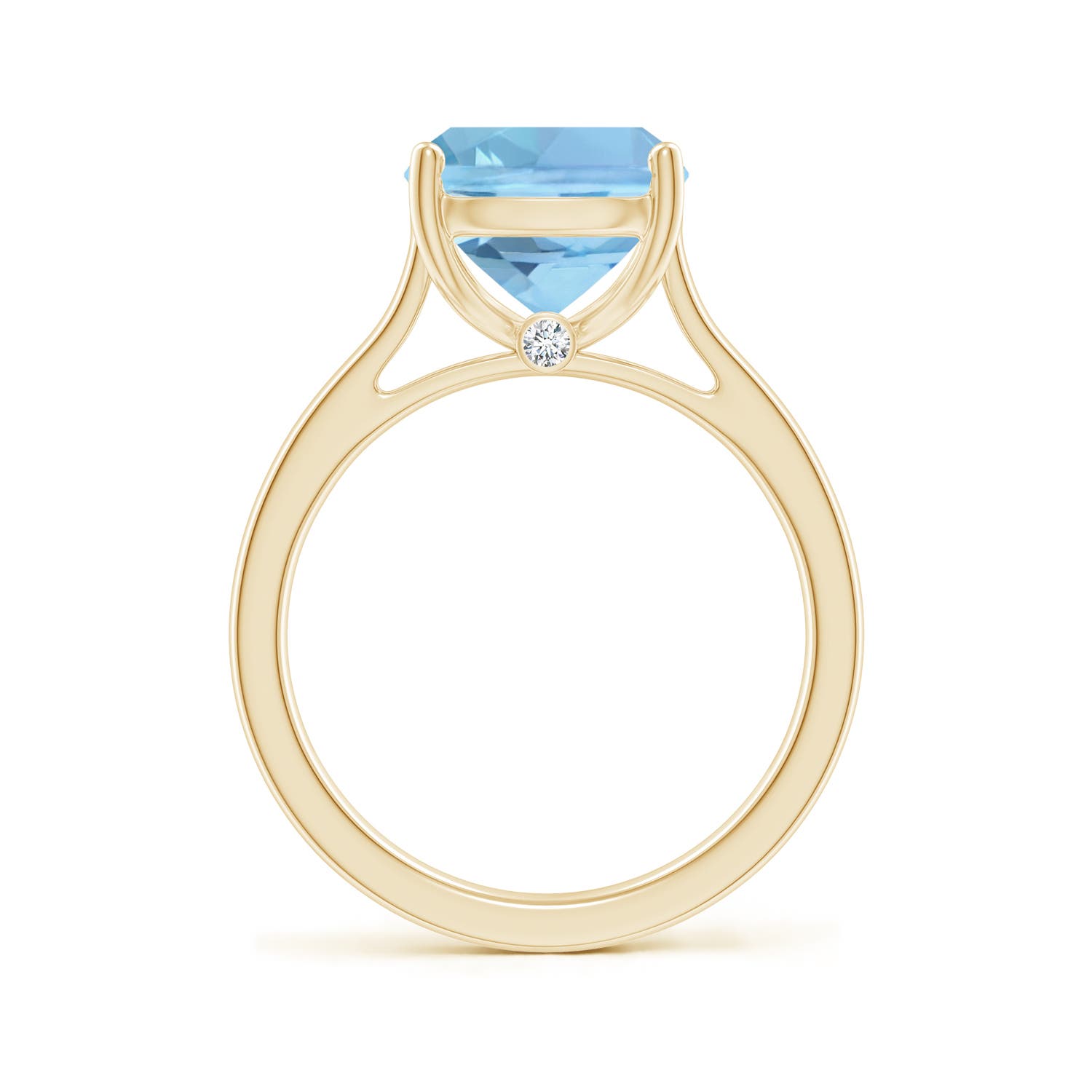 AAAA - Aquamarine / 3.48 CT / 14 KT Yellow Gold