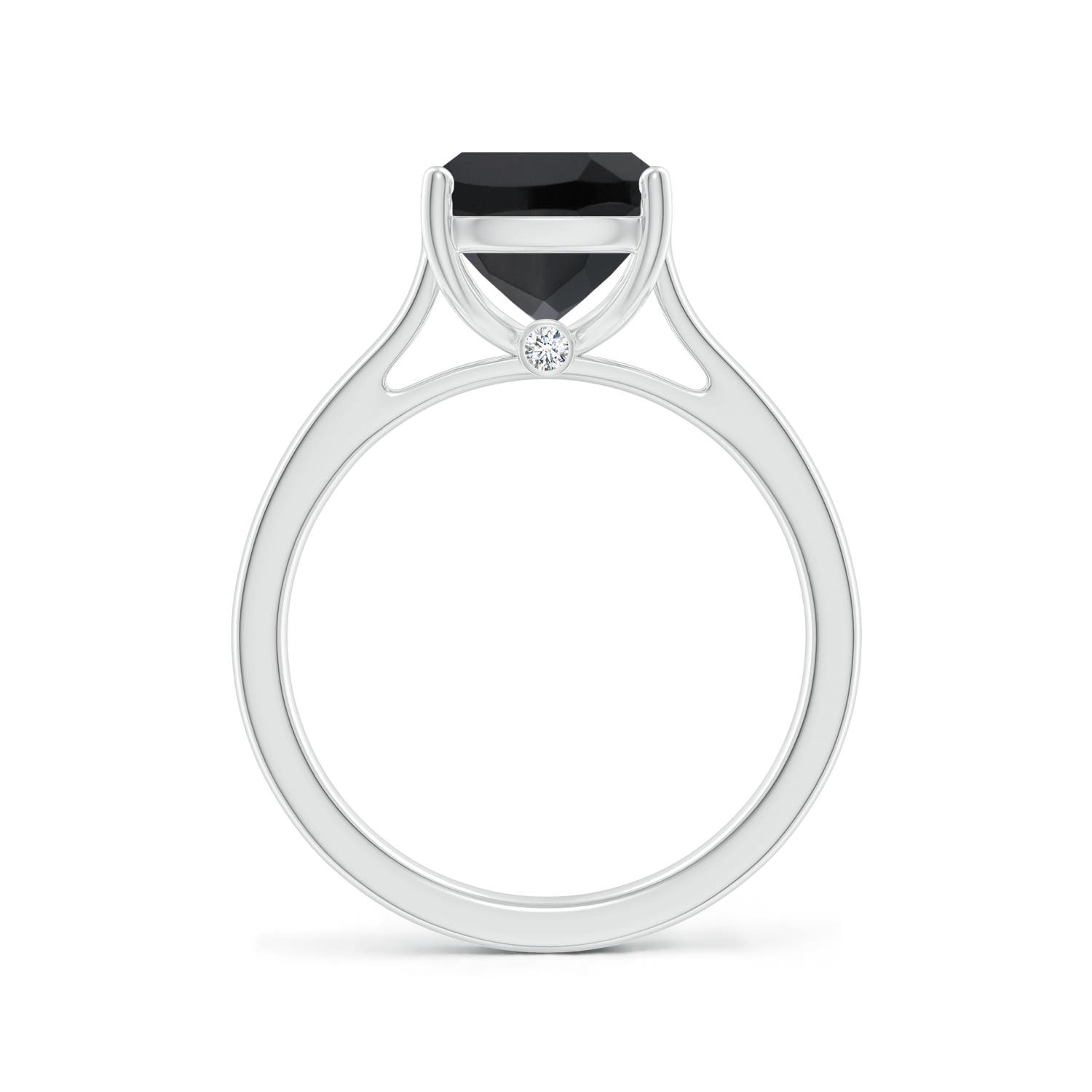 AAA - Black Onyx / 2.67 CT / 14 KT White Gold