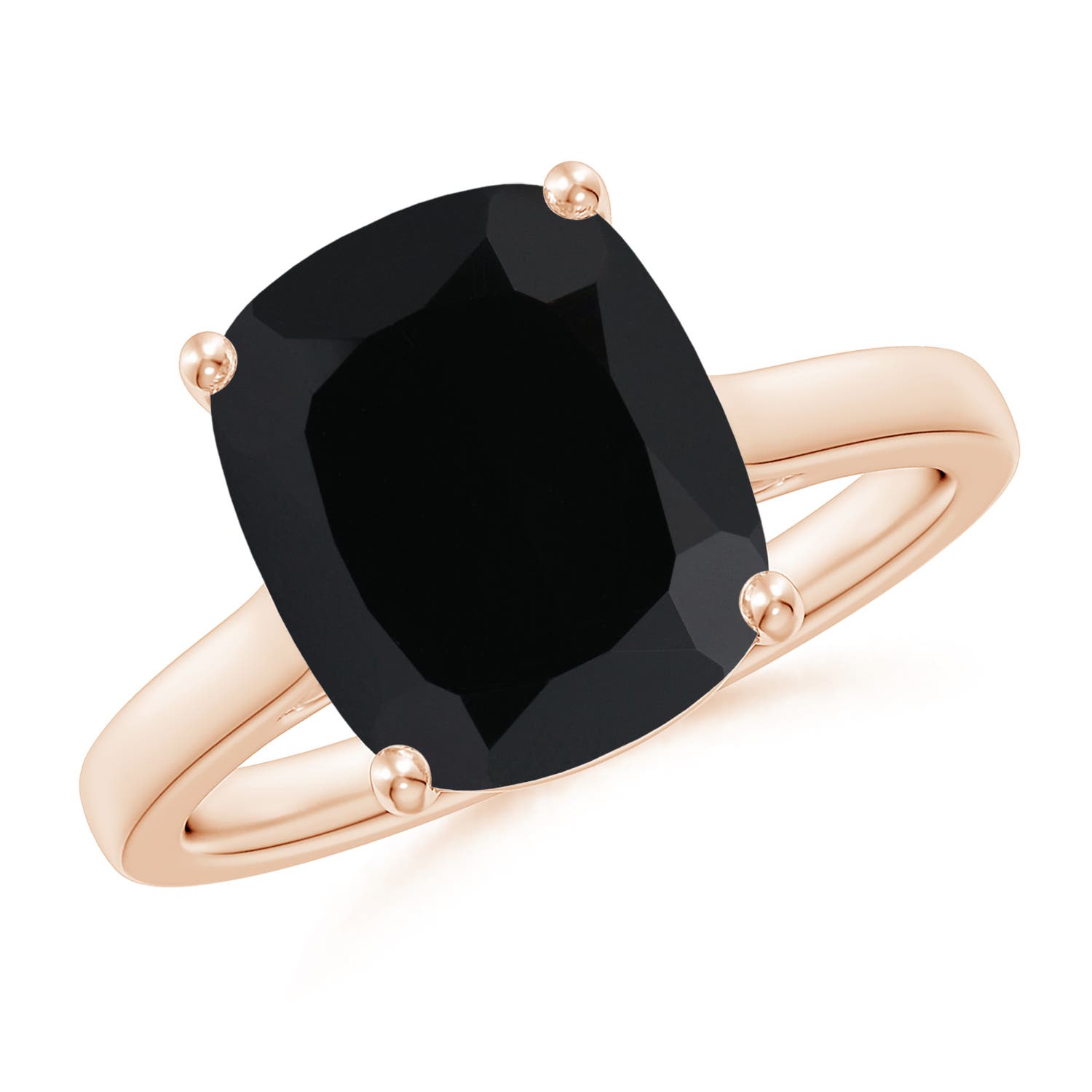 AAA - Black Onyx / 3.78 CT / 14 KT Rose Gold