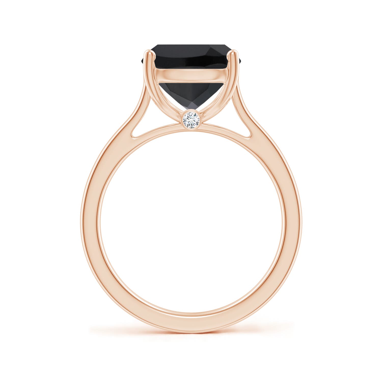 AAA - Black Onyx / 3.78 CT / 14 KT Rose Gold