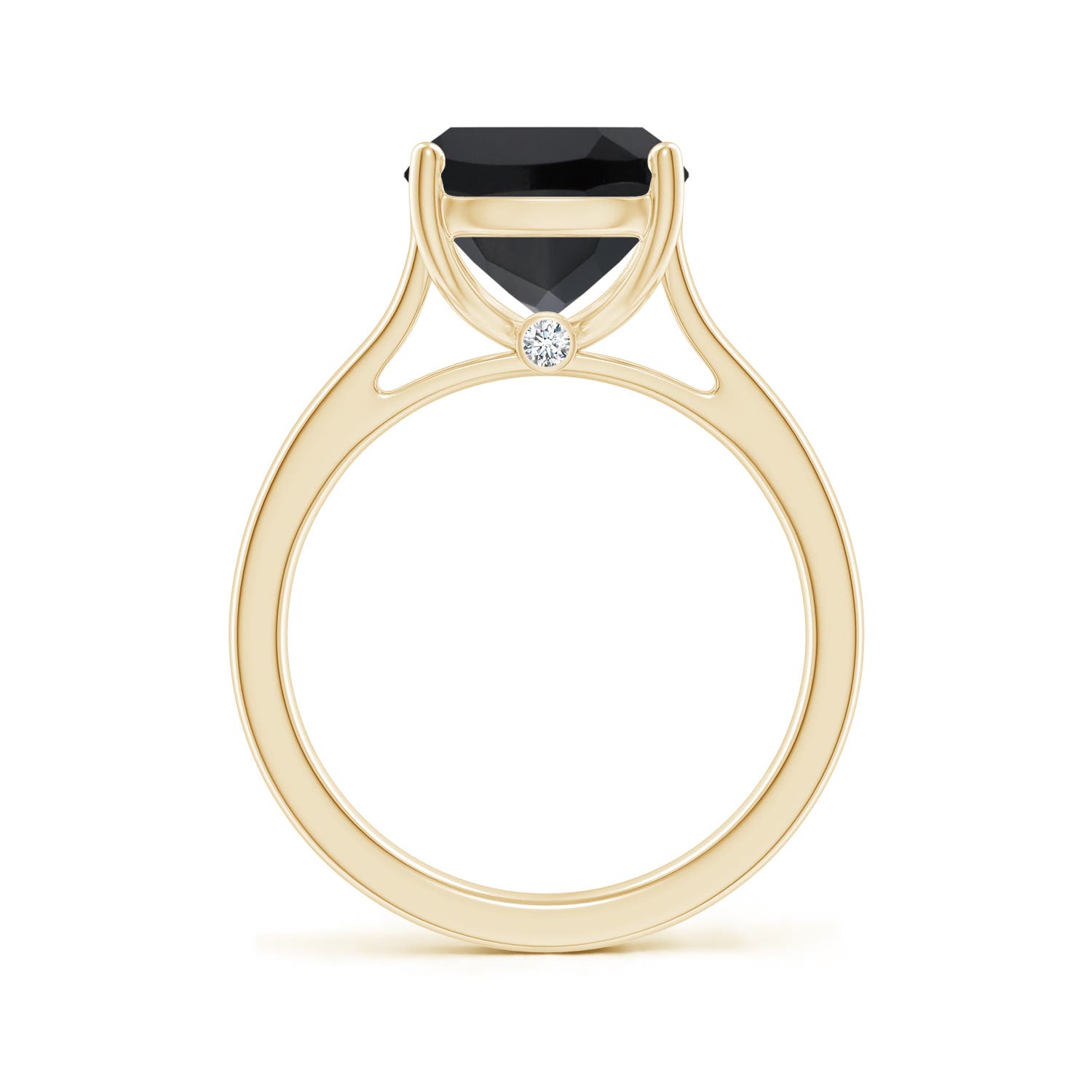 AAA - Black Onyx / 3.78 CT / 14 KT Yellow Gold