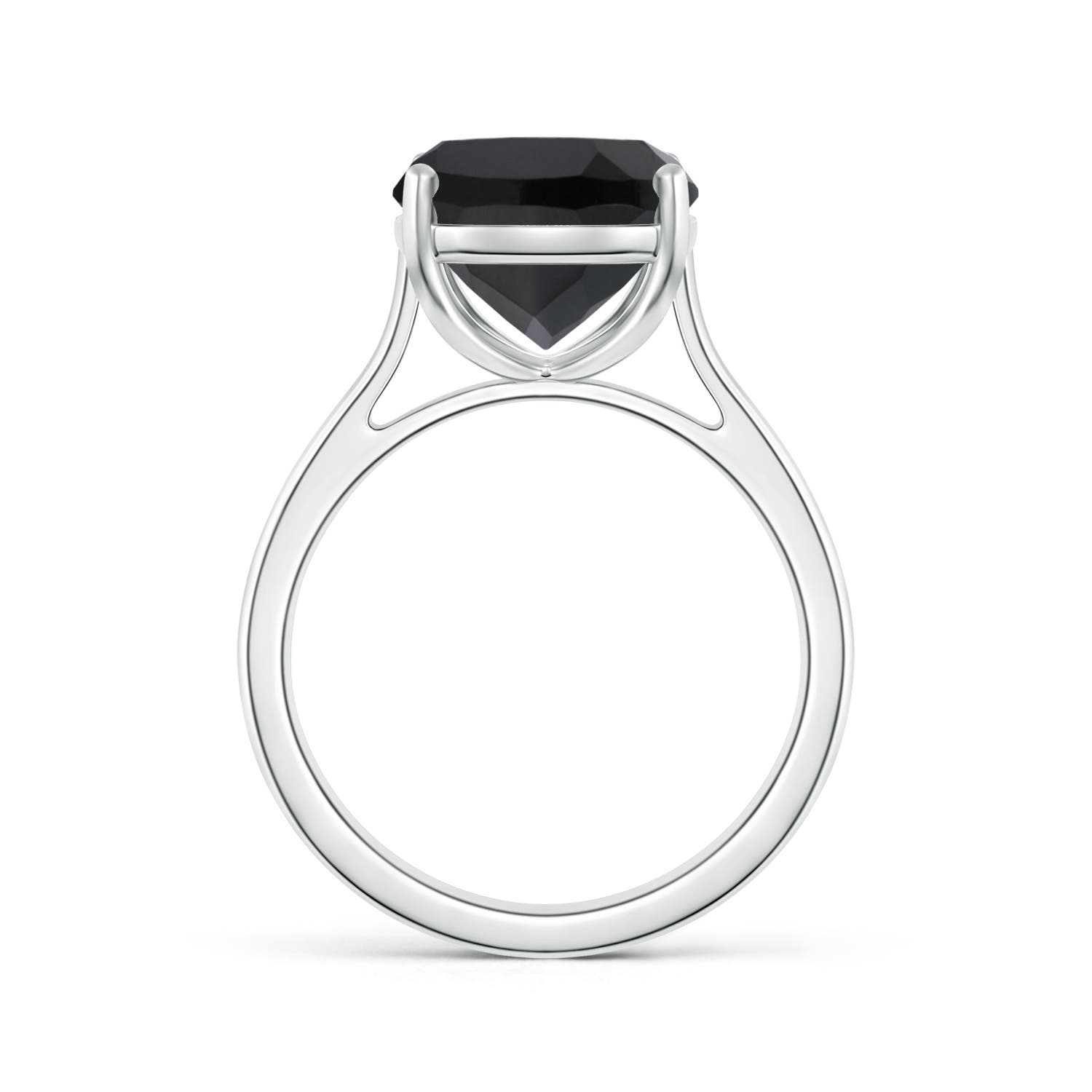 AAA - Black Onyx / 5.04 CT / 14 KT White Gold