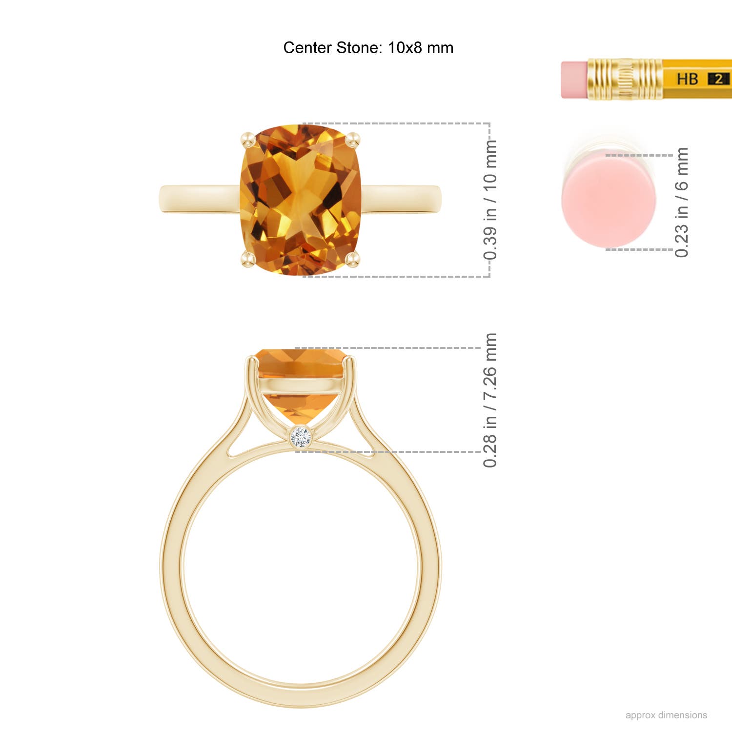 AA - Citrine / 2.67 CT / 14 KT Yellow Gold