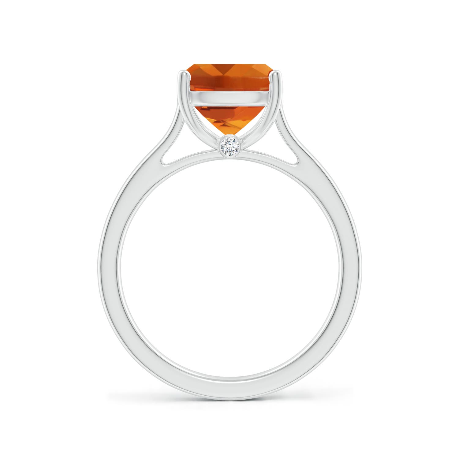 AAAA - Citrine / 2.67 CT / 14 KT White Gold