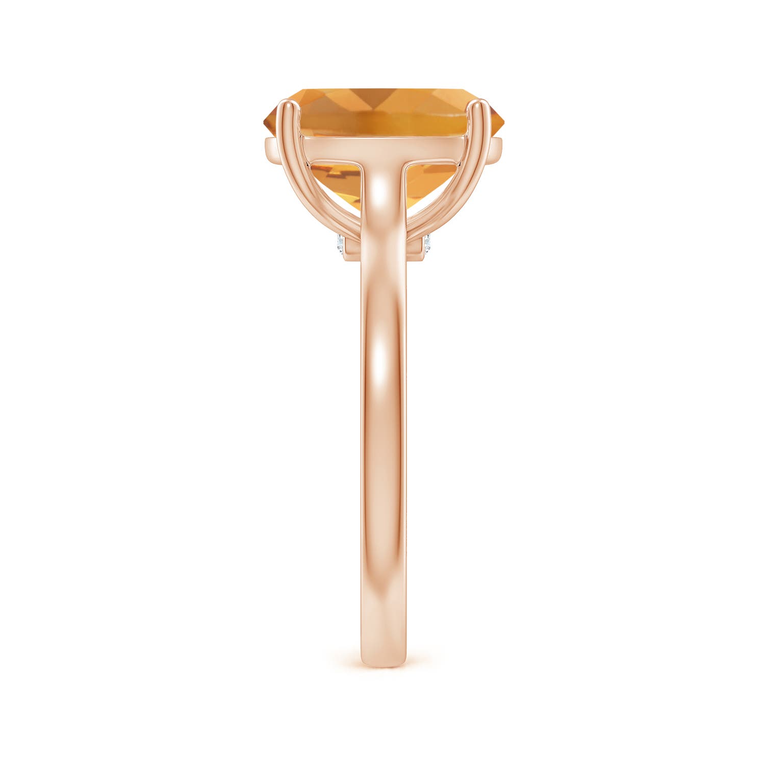 A - Citrine / 3.73 CT / 14 KT Rose Gold