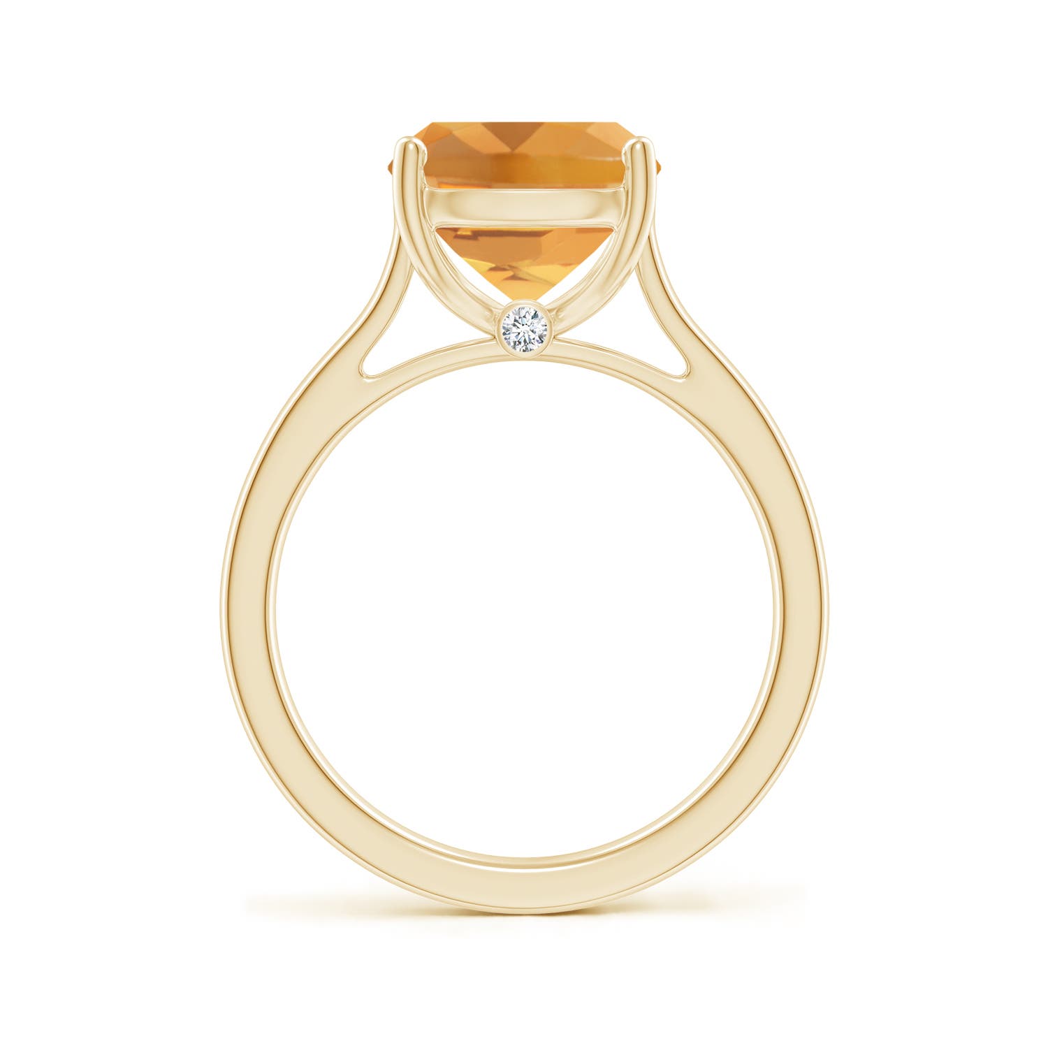 A - Citrine / 3.73 CT / 14 KT Yellow Gold