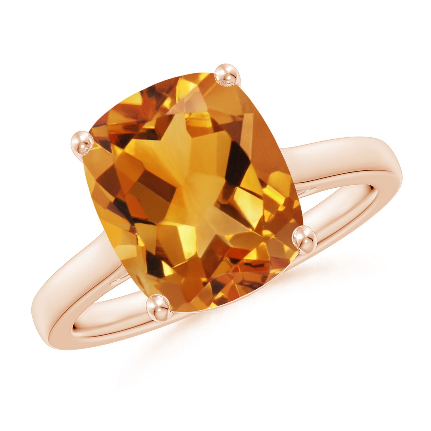 AA - Citrine / 3.73 CT / 14 KT Rose Gold