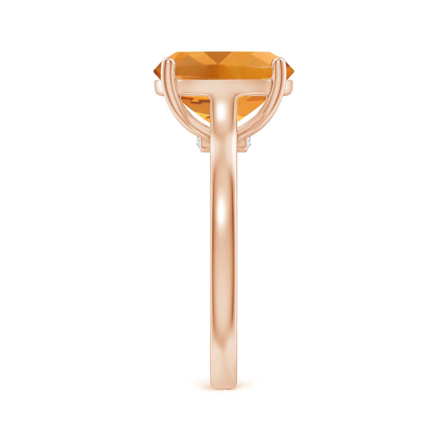 AA - Citrine / 3.73 CT / 14 KT Rose Gold