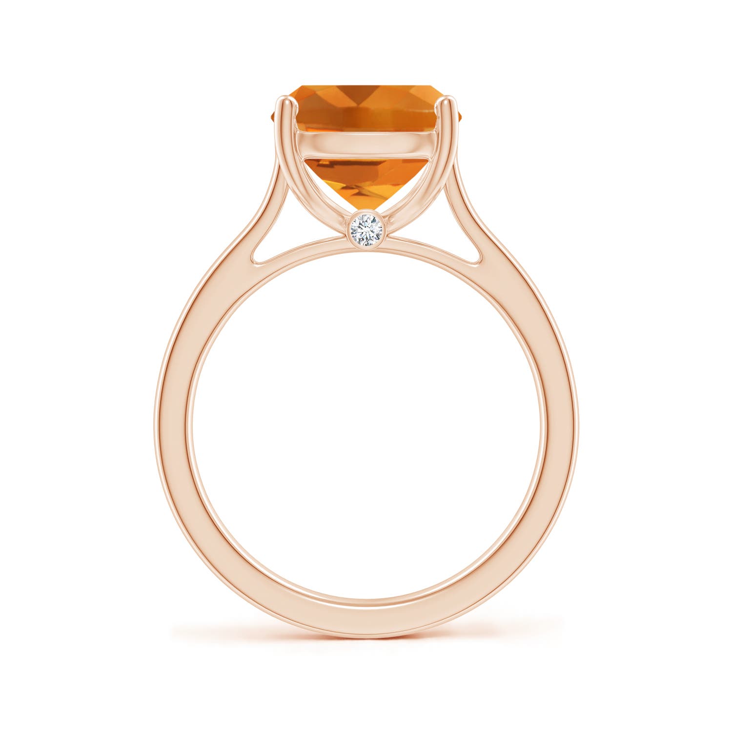 AAA - Citrine / 3.73 CT / 14 KT Rose Gold