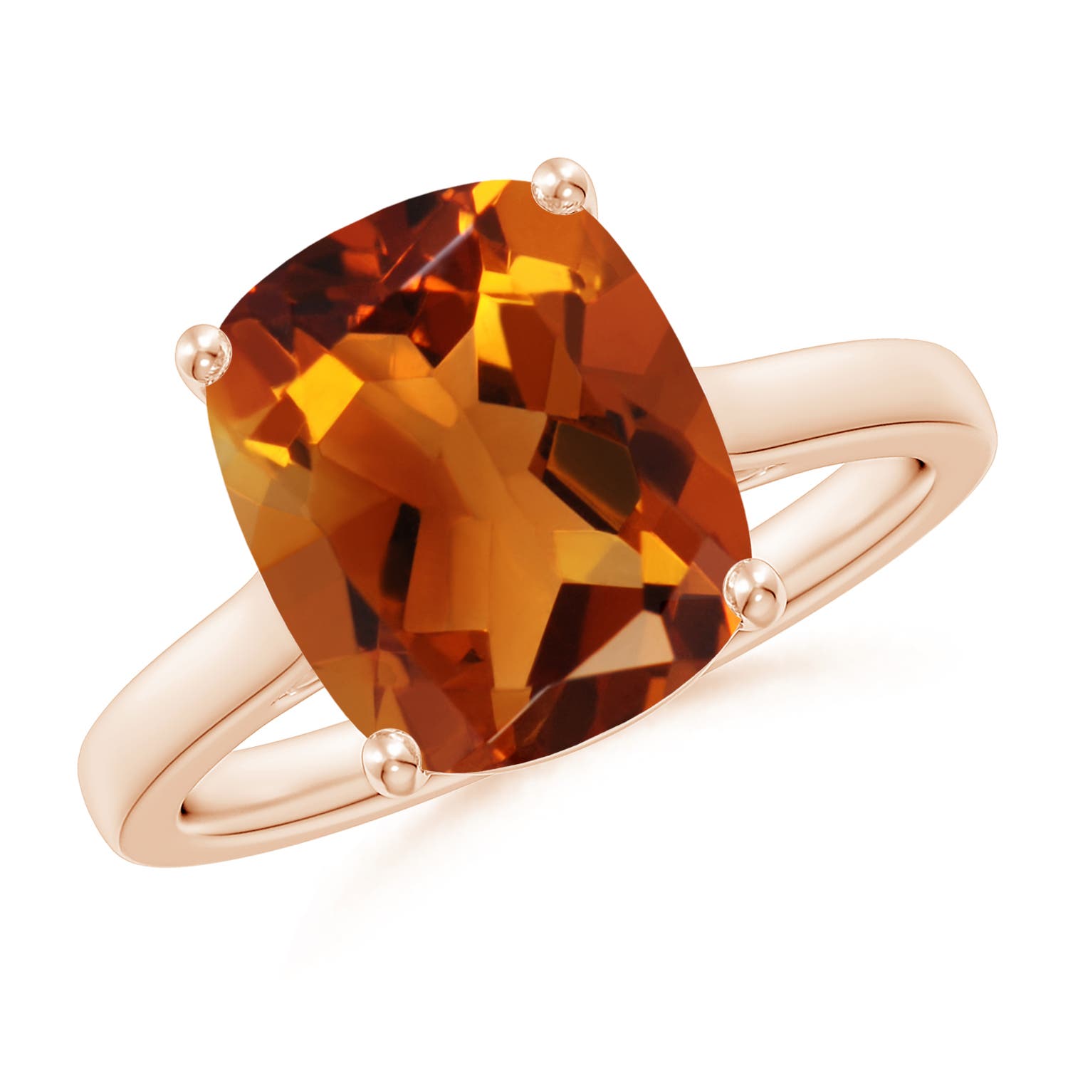 AAAA - Citrine / 3.73 CT / 14 KT Rose Gold