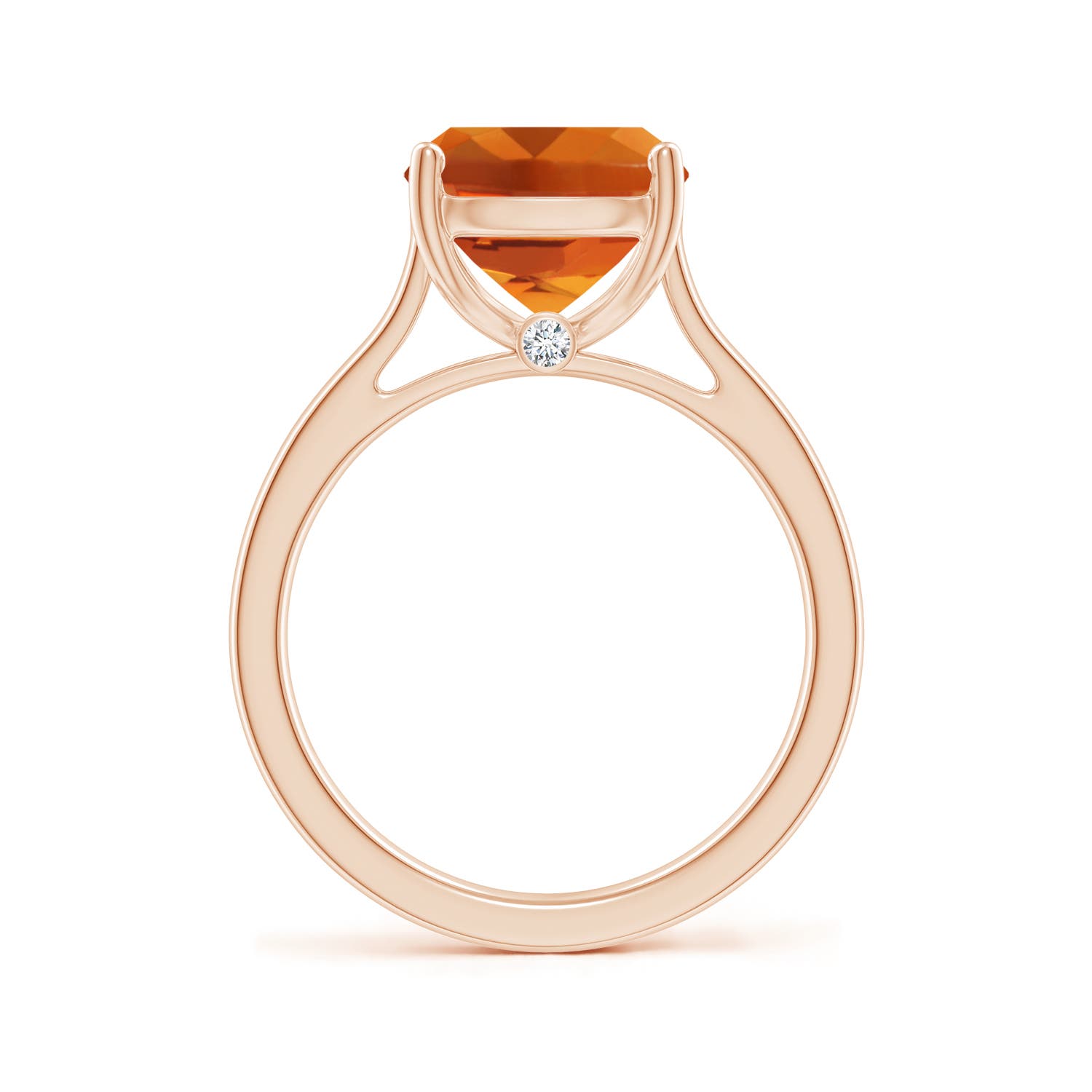 AAAA - Citrine / 3.73 CT / 14 KT Rose Gold