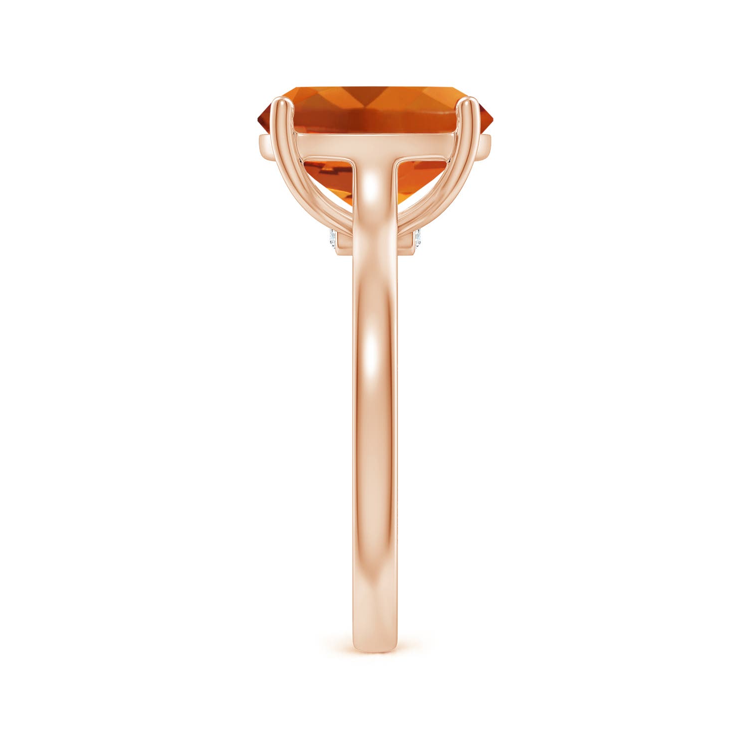 AAAA - Citrine / 3.73 CT / 14 KT Rose Gold