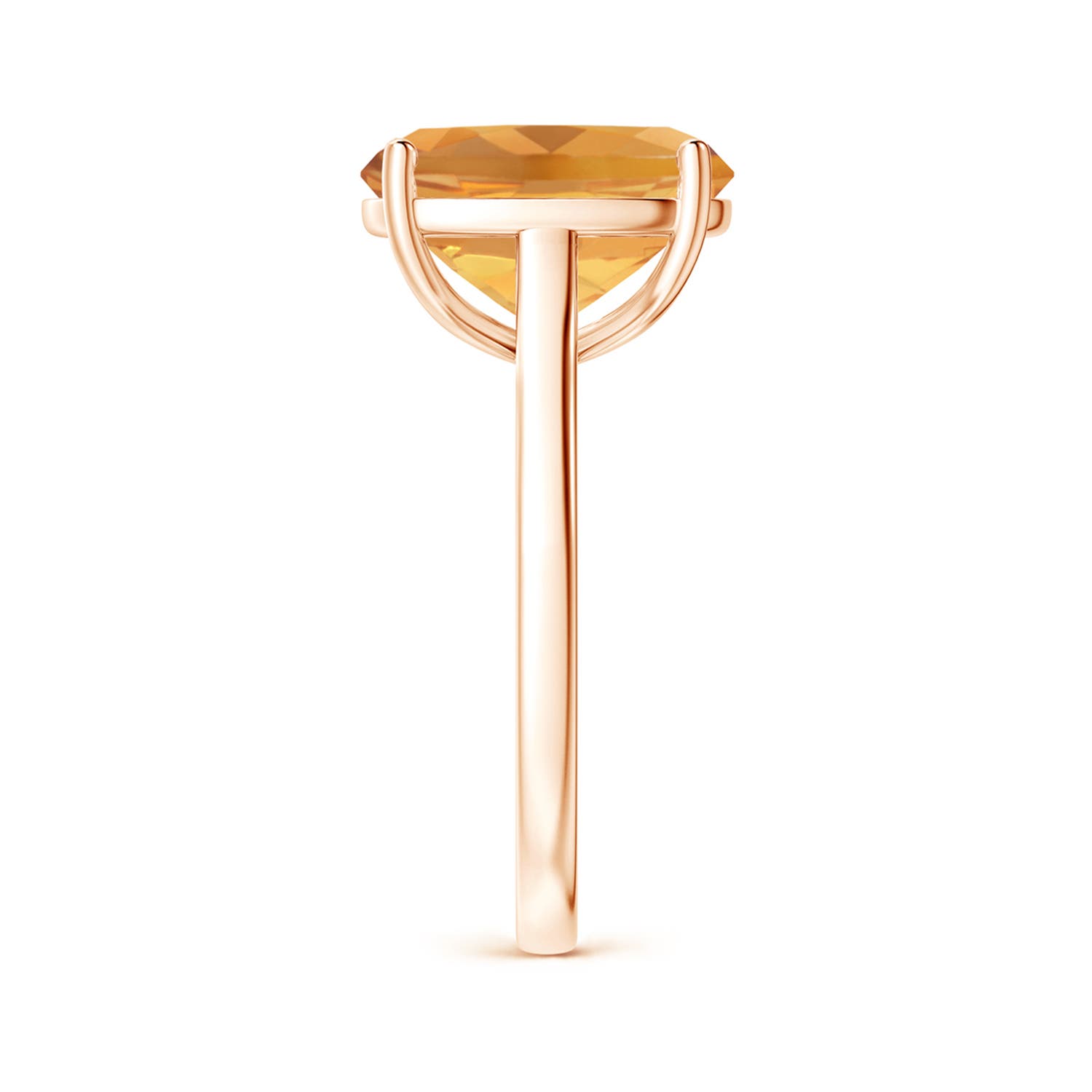 A - Citrine / 4.74 CT / 14 KT Rose Gold