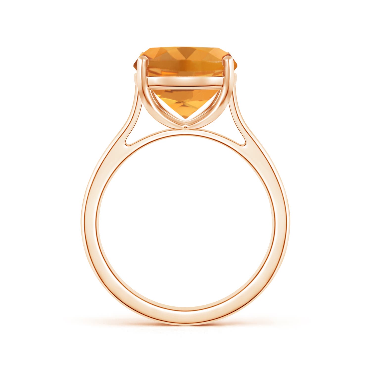 AA - Citrine / 4.74 CT / 14 KT Rose Gold