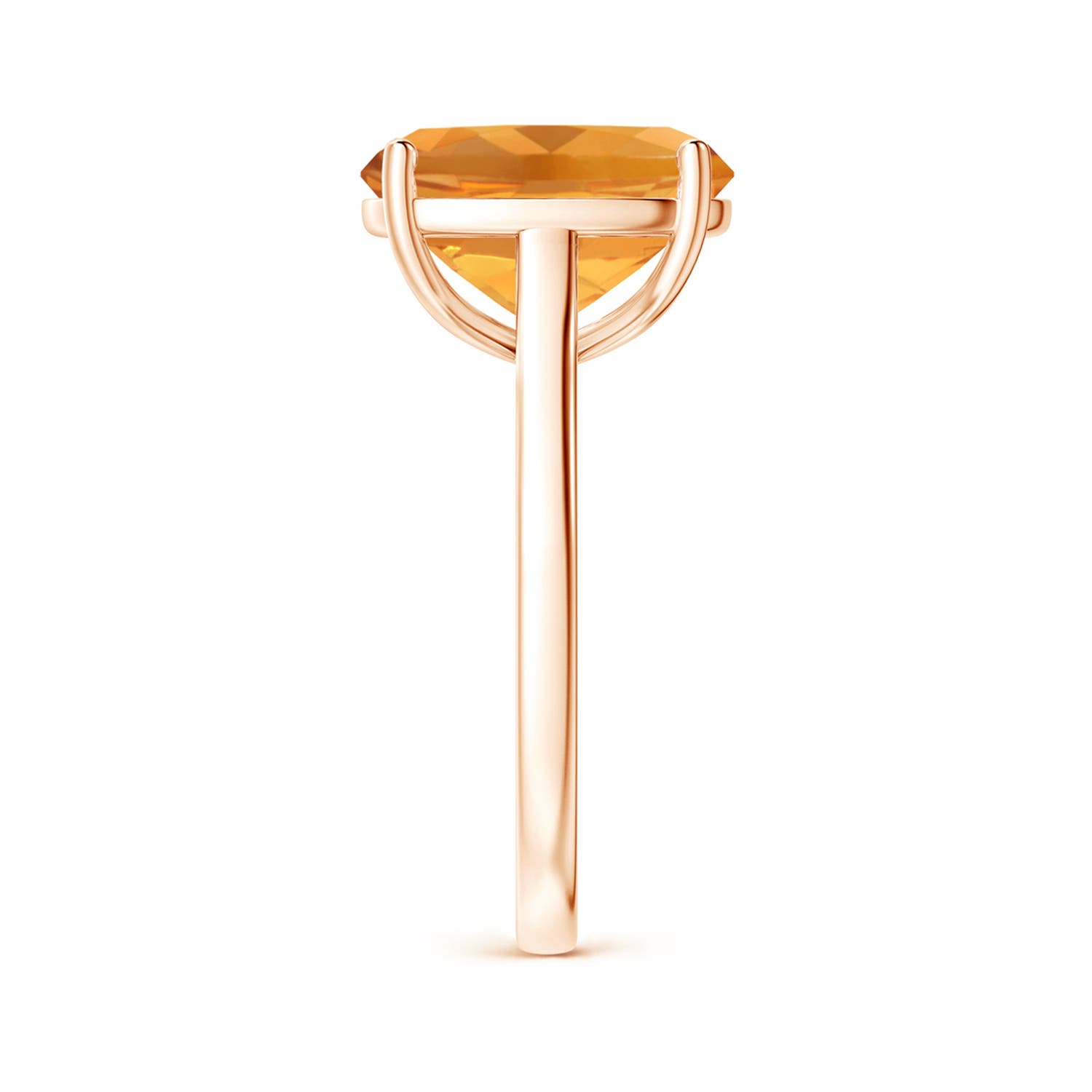 AA - Citrine / 4.74 CT / 14 KT Rose Gold