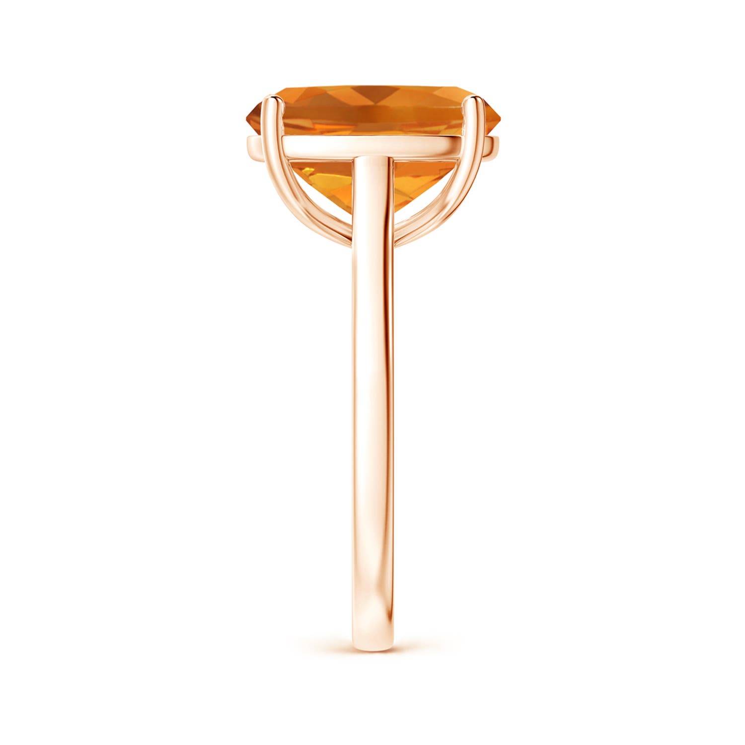 AAA - Citrine / 4.74 CT / 14 KT Rose Gold