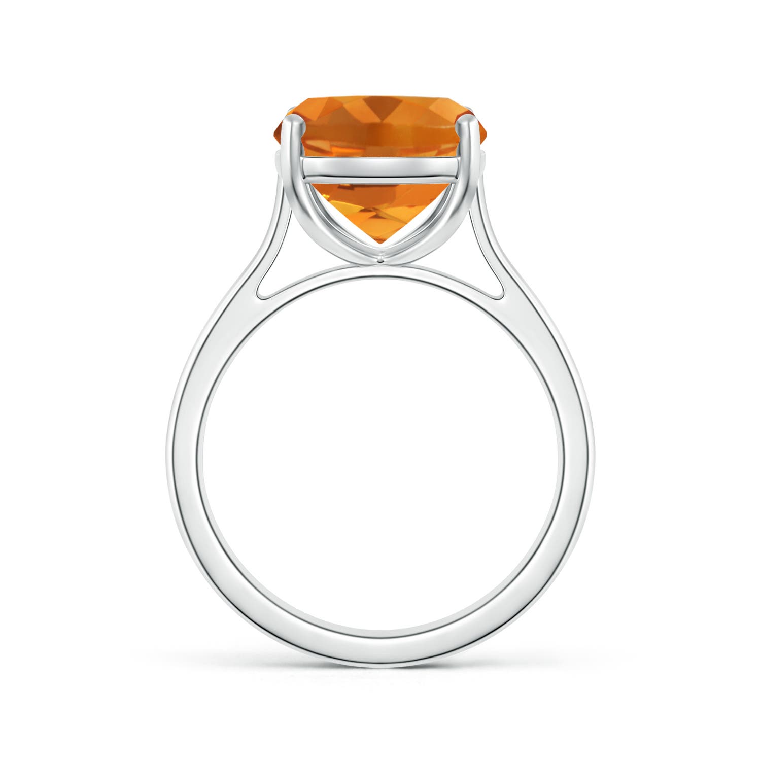 AAA - Citrine / 4.74 CT / 14 KT White Gold