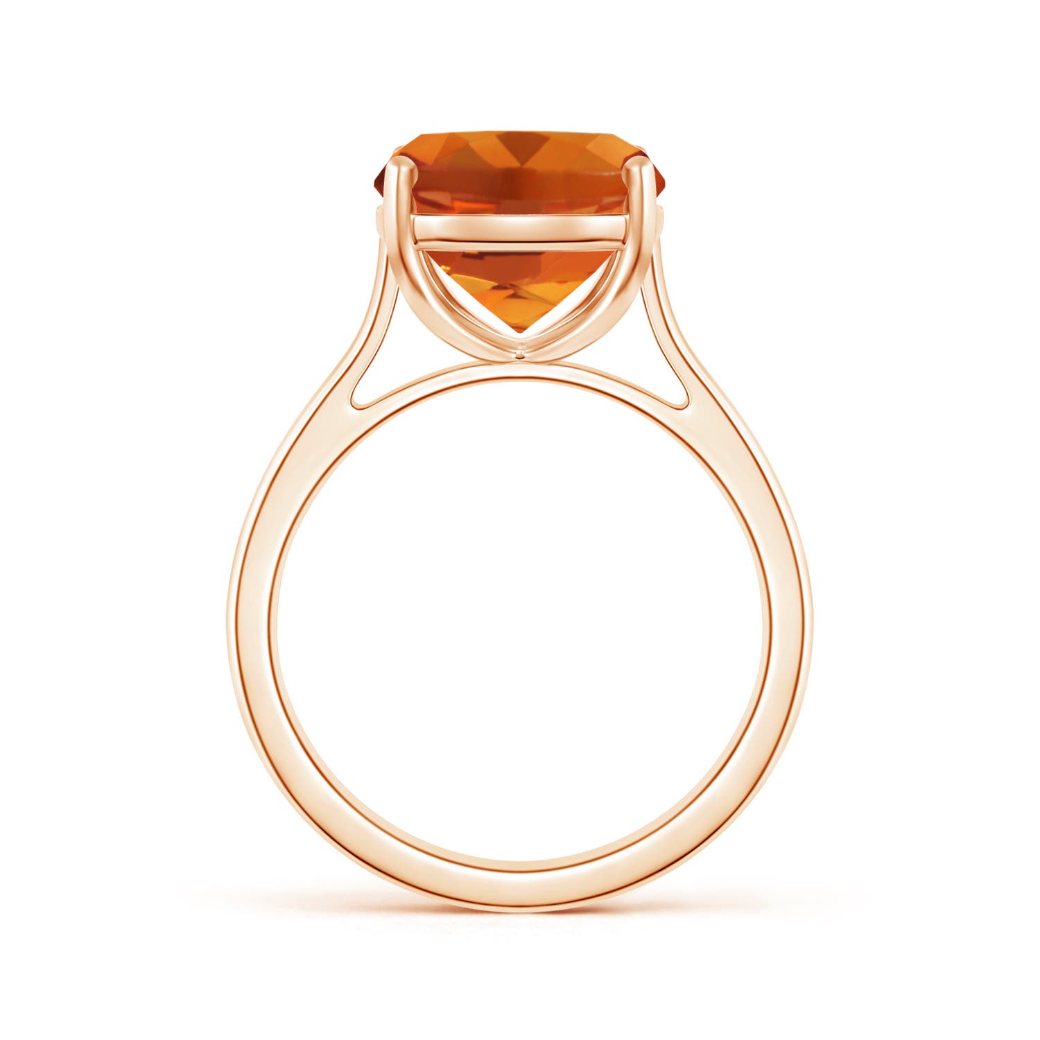 AAAA - Citrine / 4.74 CT / 14 KT Rose Gold