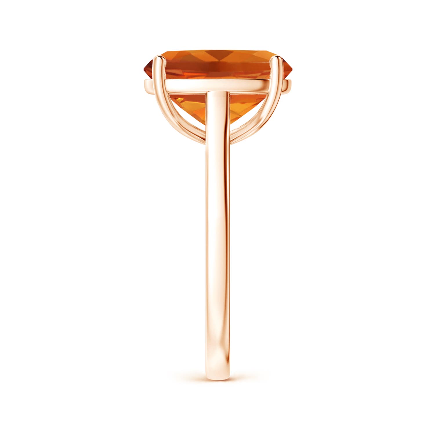 AAAA - Citrine / 4.74 CT / 14 KT Rose Gold