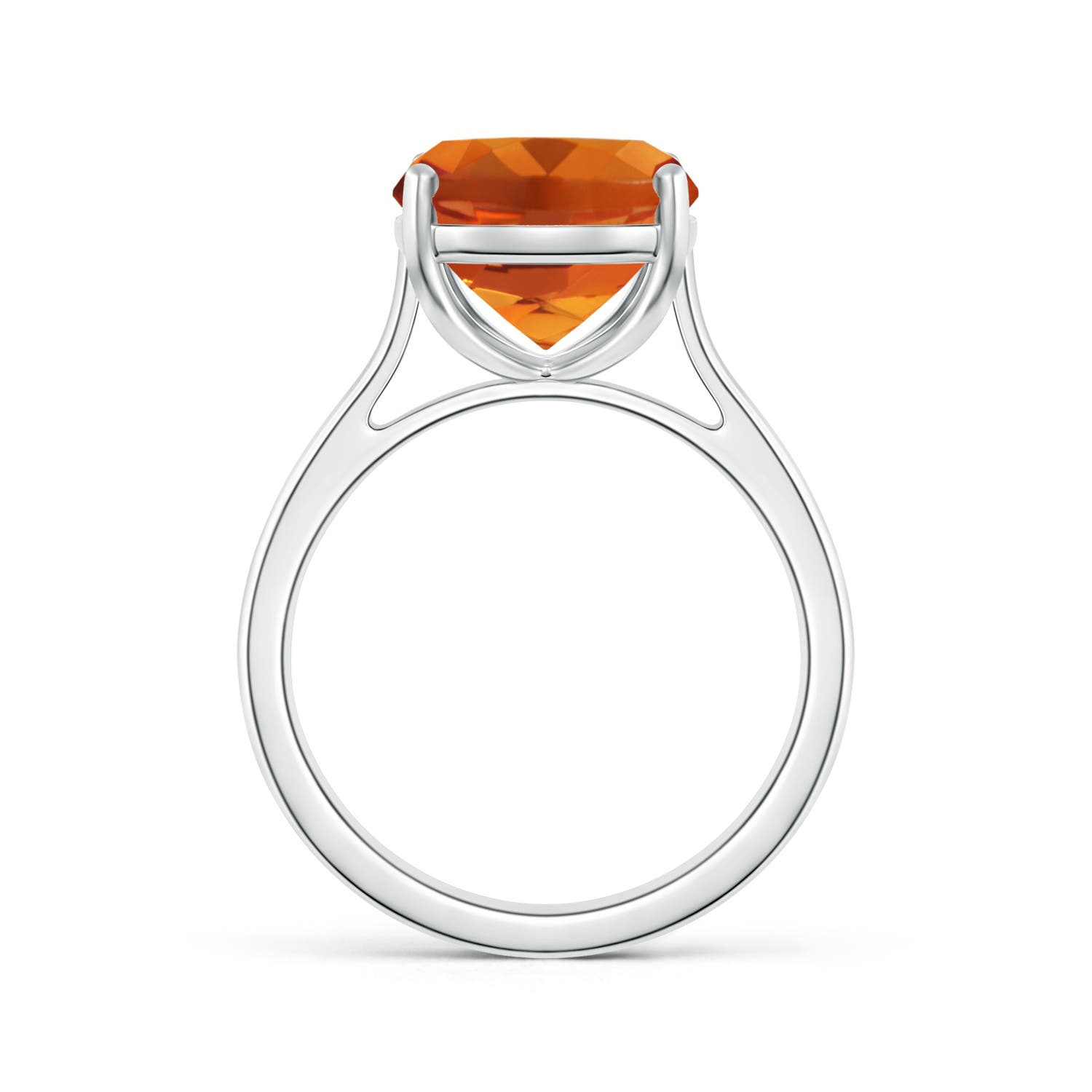 AAAA - Citrine / 4.74 CT / 14 KT White Gold